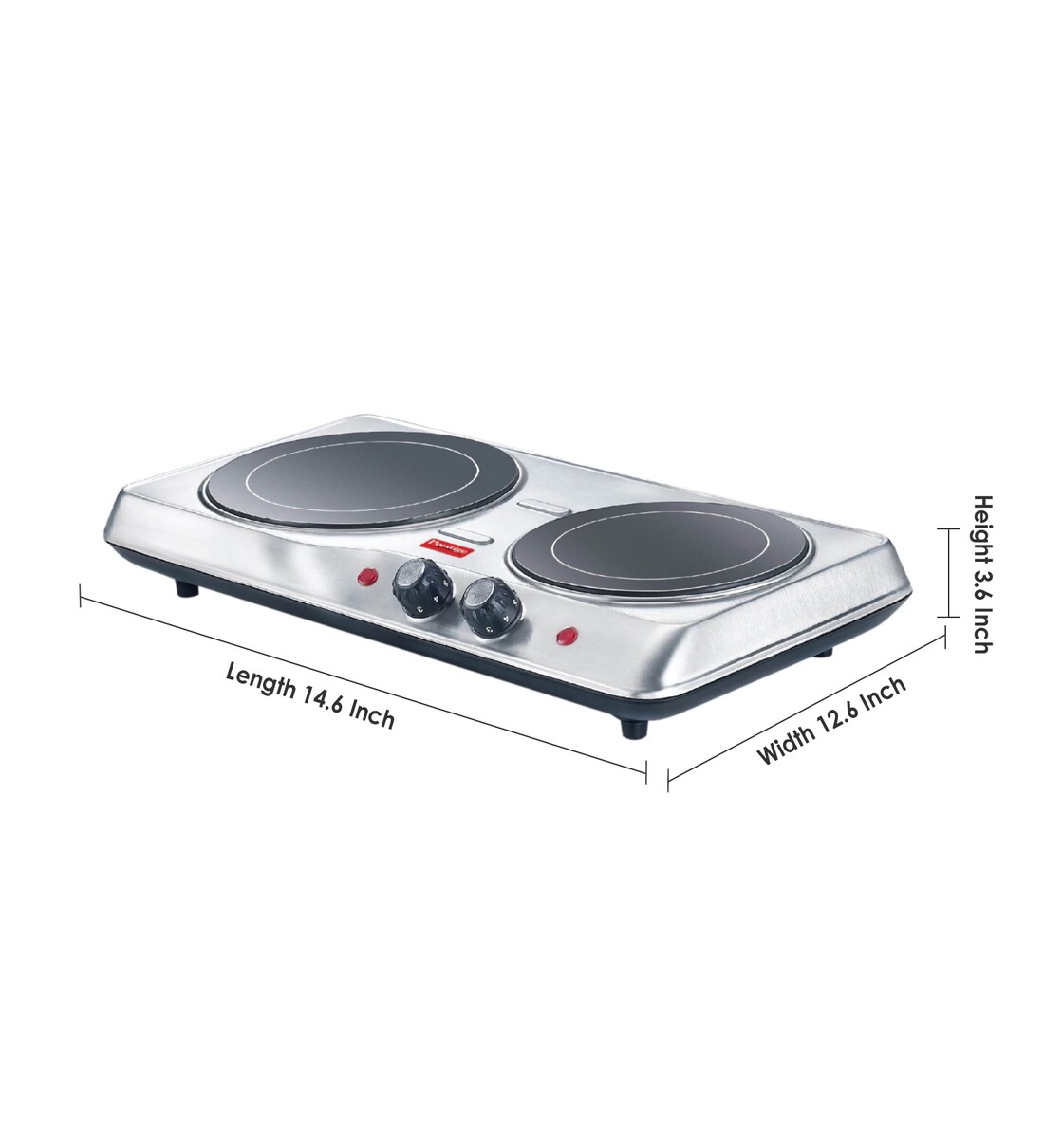 Buy Prestige PRH 02 SS 2000Watt Radiant Cooktop Online Induction
