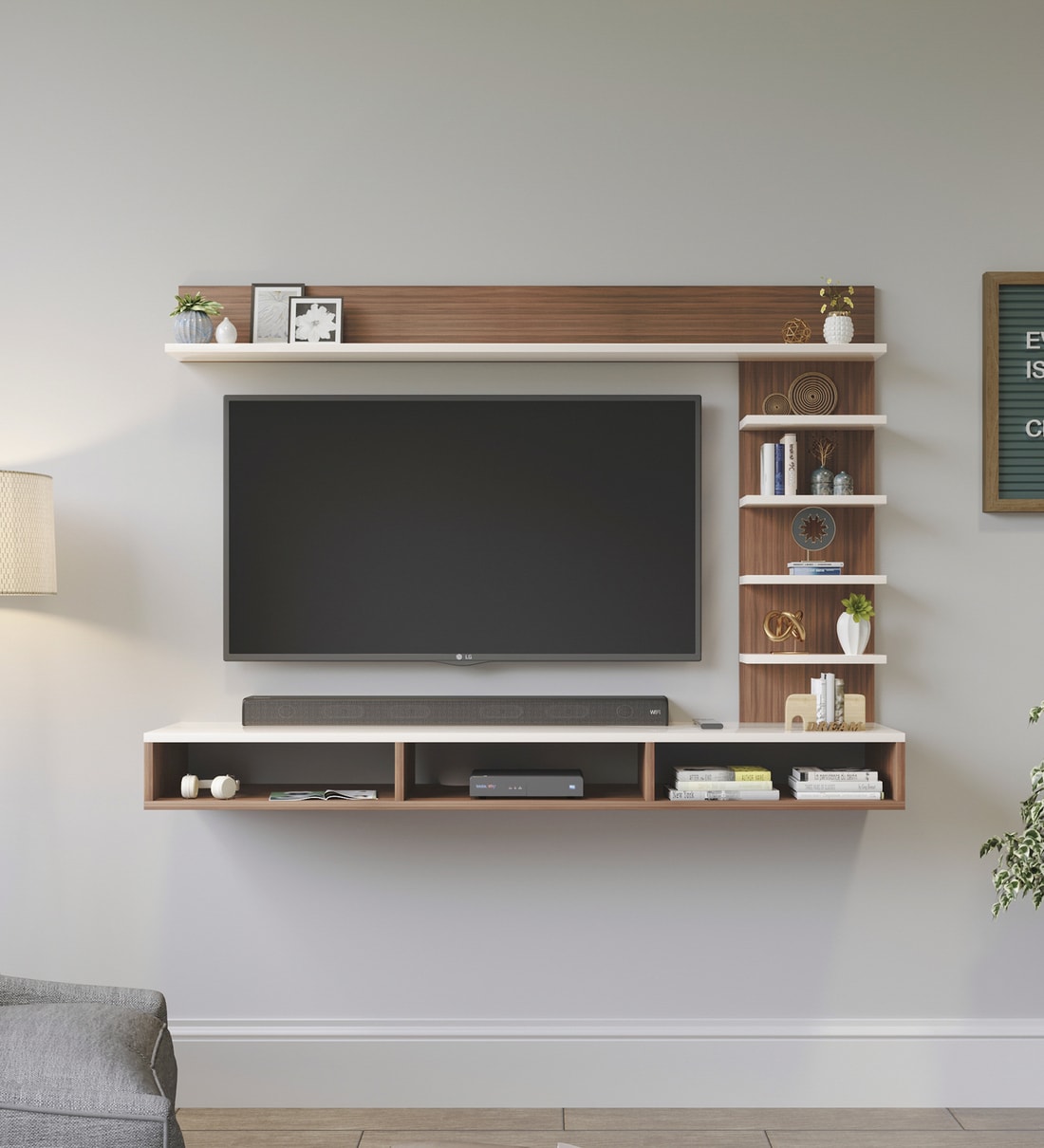 Buy Primax Plus TV Unit In Walnut Finish for TVs up to 40 \ at 31% OFF ...