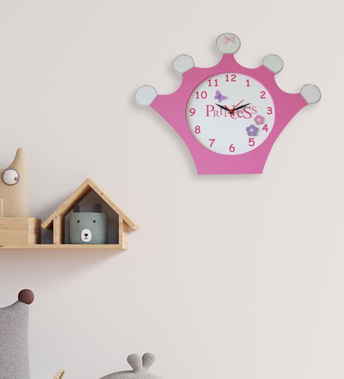 Buy Princess Crown Wall Clock in Multicolour by Kidoz at 24 OFF by