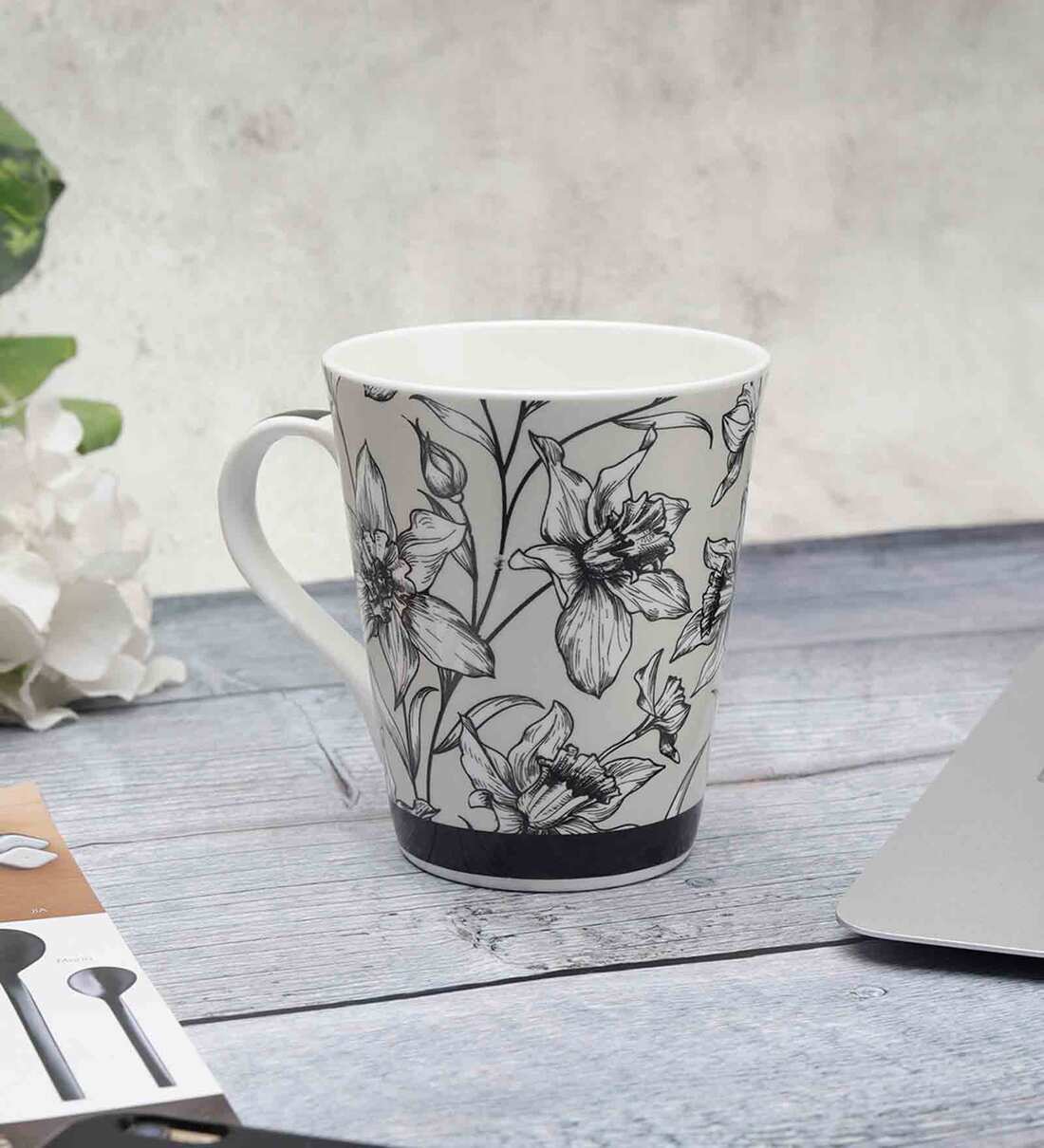 Buy Dilan 320ml Multicolour (Set of 2) Ceramic Coffee Mug at 17 OFF by