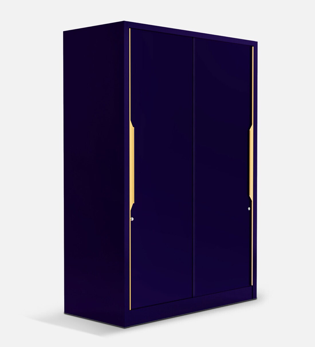 Buy Pro Plus Sliding Door Wardrobe in Textured Royal Blue Finish by