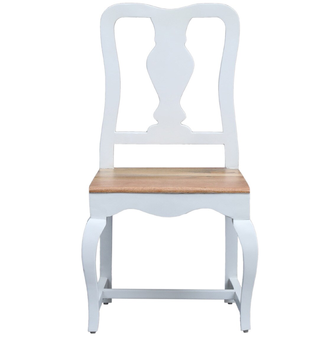 Buy Provencal Solid Wood Chair in White Finish Amberville By