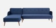 Kiwi Fabric RHS Sectional Sofa in Blue Colour