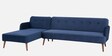 Kiwi Fabric RHS Sectional Sofa in Blue Colour