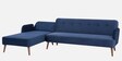 Kiwi Fabric RHS Sectional Sofa in Blue Colour