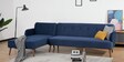 Kiwi Fabric RHS Sectional Sofa in Blue Colour