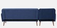 Kiwi Fabric RHS Sectional Sofa in Blue Colour