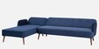 Kiwi Fabric RHS Sectional Sofa in Blue Colour