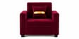 Prima (3+1+1) Sofa Set Sofa In Maroon Color Prima (3+1+1) Sofa Set Sofa In Maroon Color