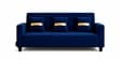 Prima 3 Seater Sofa In Blue Color
