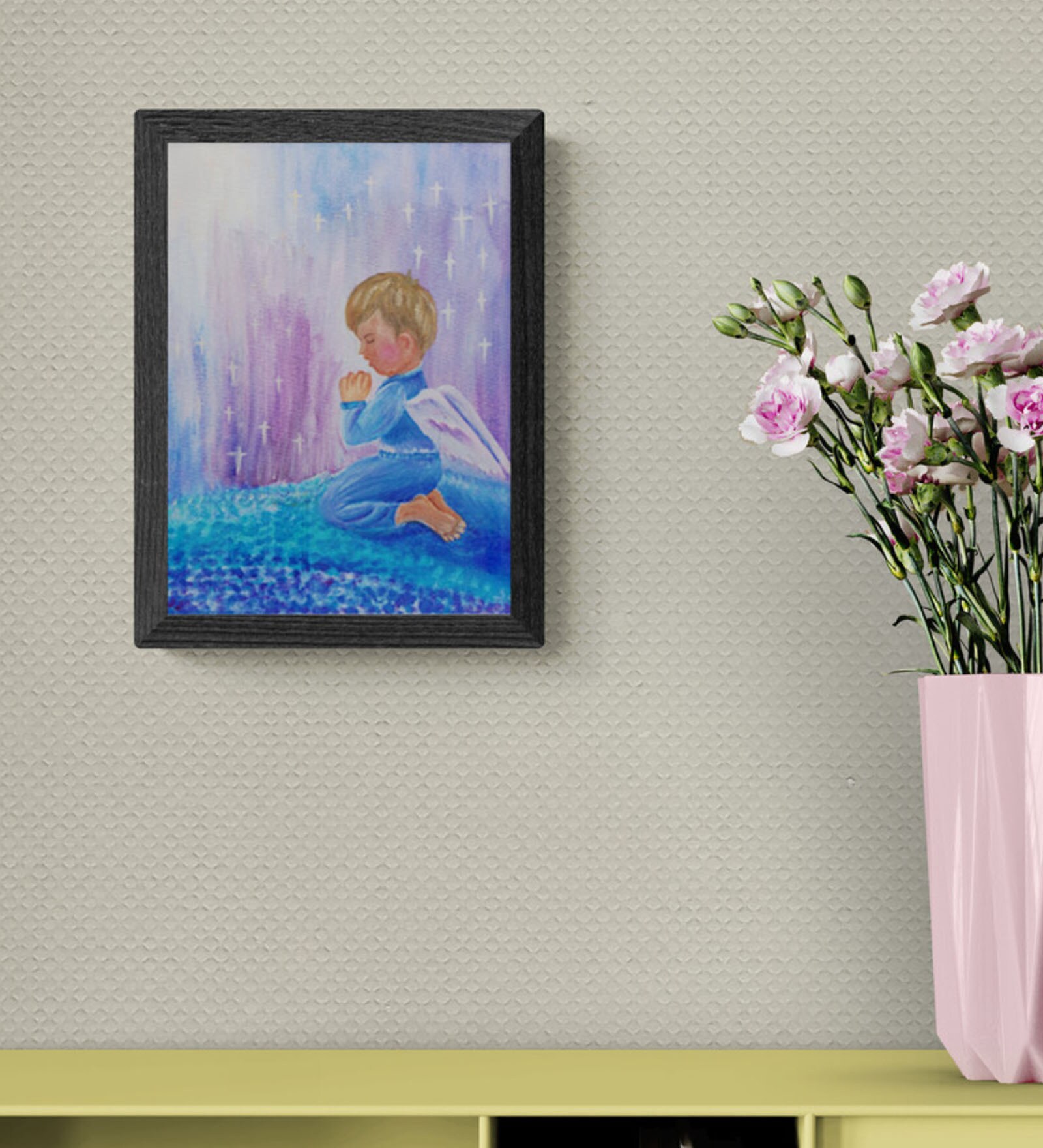 Prayer Handmade Acrylic Paint On Canvas Unframed