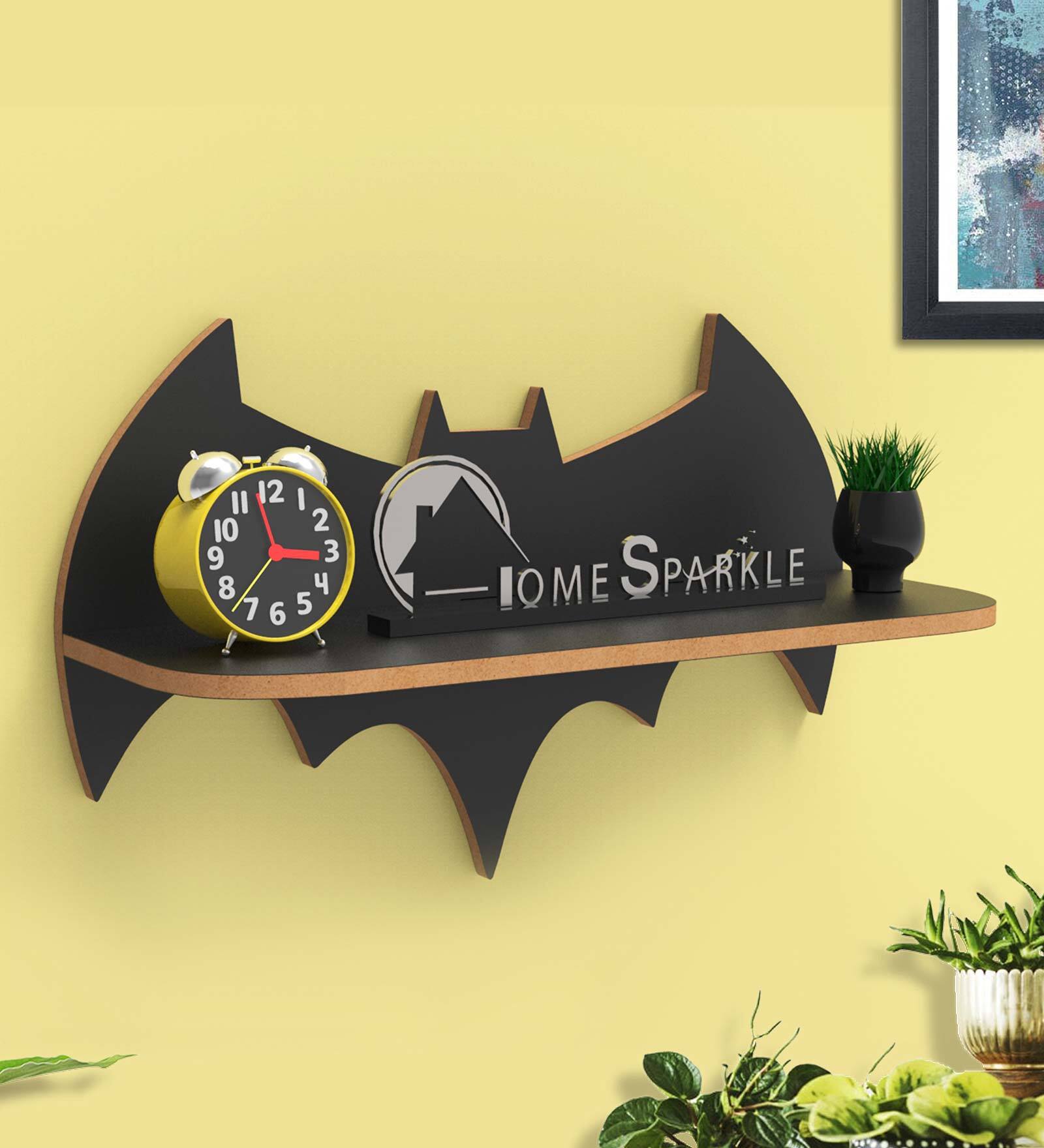 MDF Bat Design  Wall Shelf