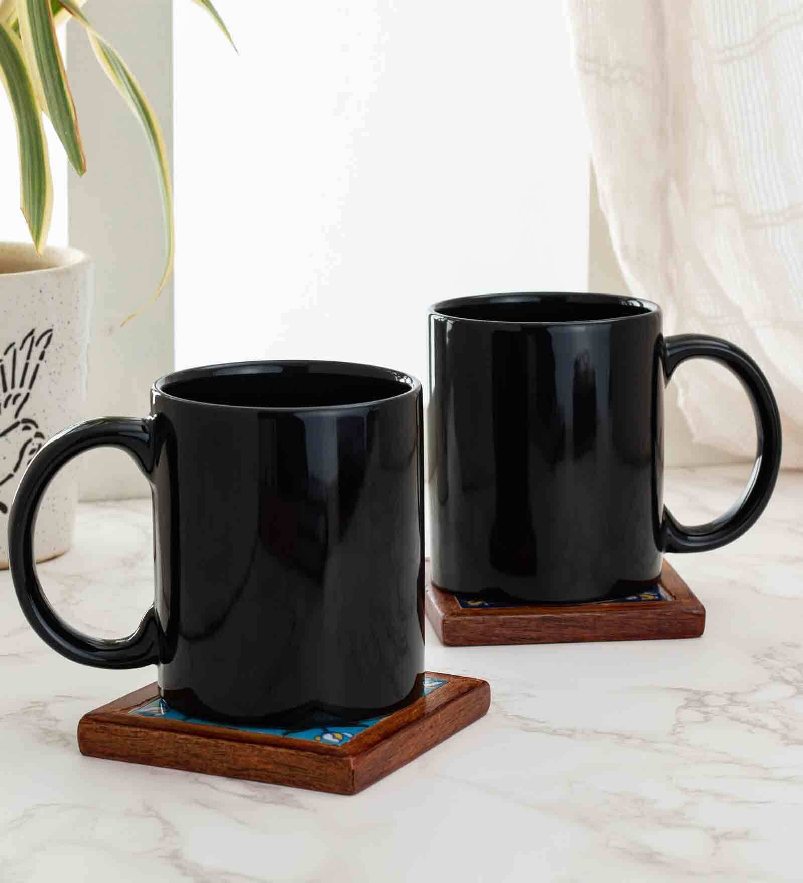Ixia 320ml Multicolour (Set of 2) Ceramic Coffee Mug
