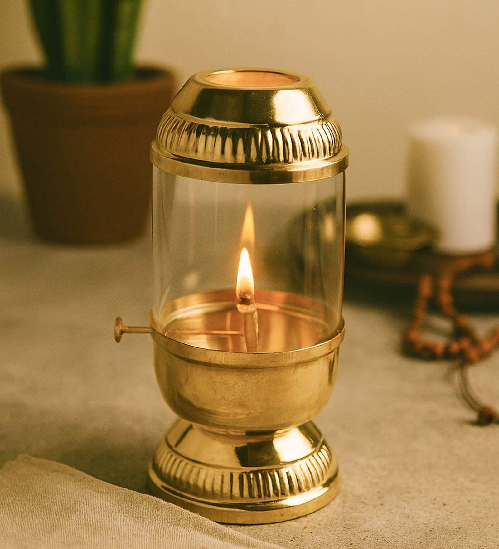 Golden Premium Akhand Diya 250ml