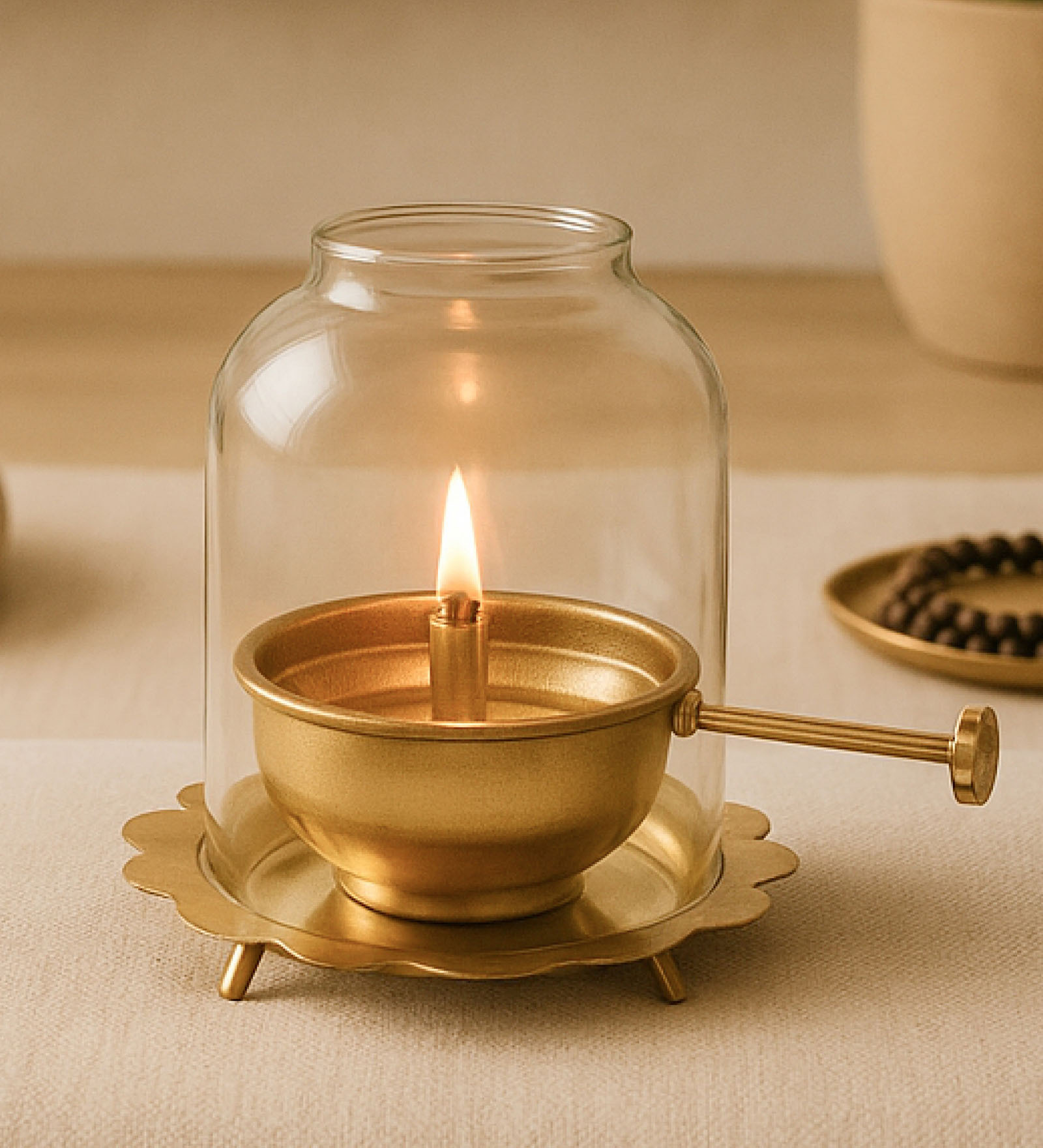 Golden Premium Akhand Jyoti Diya 170ml