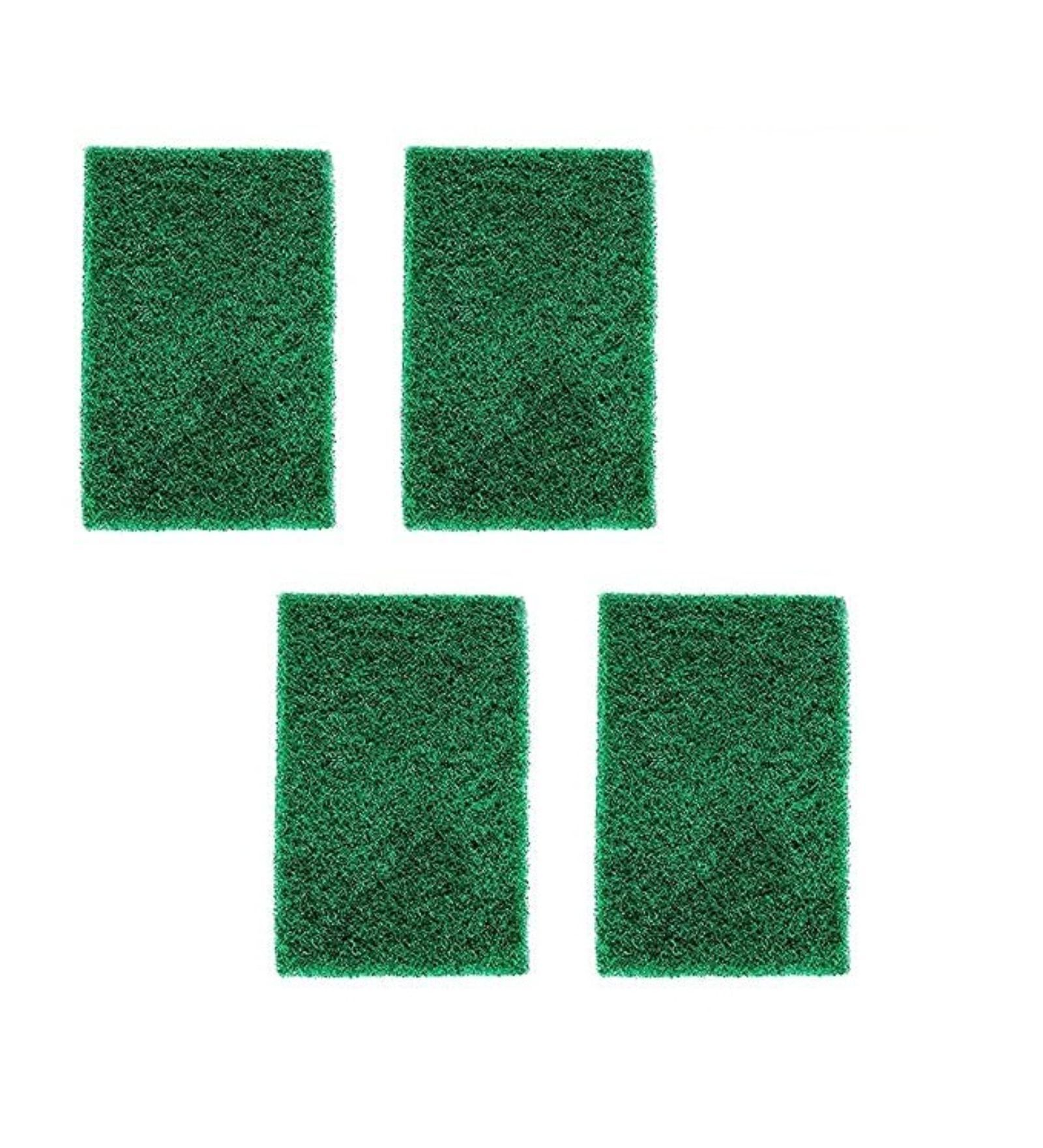 Premium Green Reusable Household Scrub Pad for Kitchen (pack of 4)
