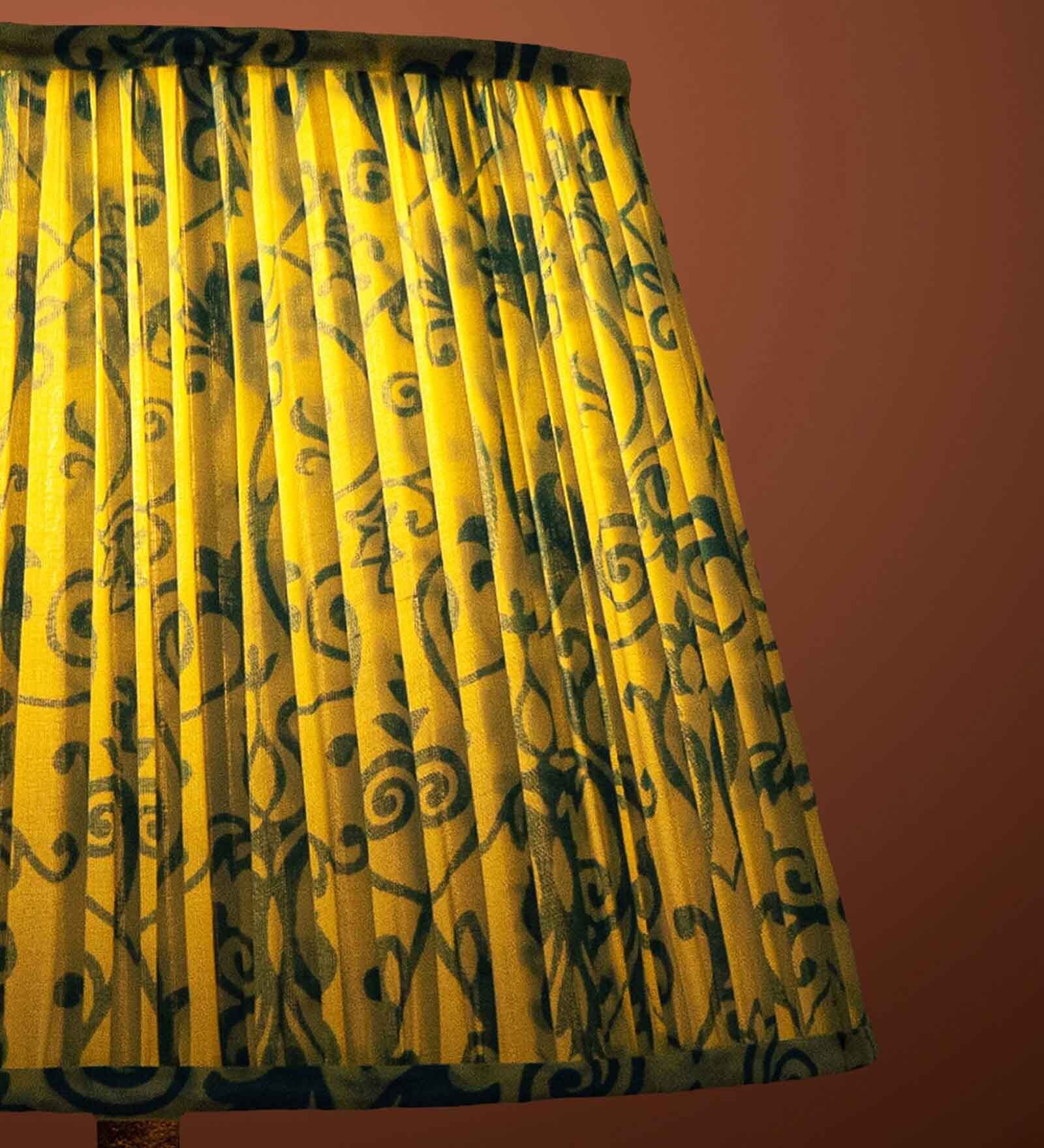 Premium Softback 30cm Empire Cottan Fabric  Lampshade (Blue)