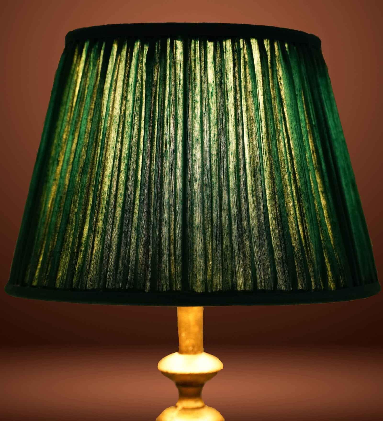 Premium Softback 30cm Empire Silk  Lampshade (Green)