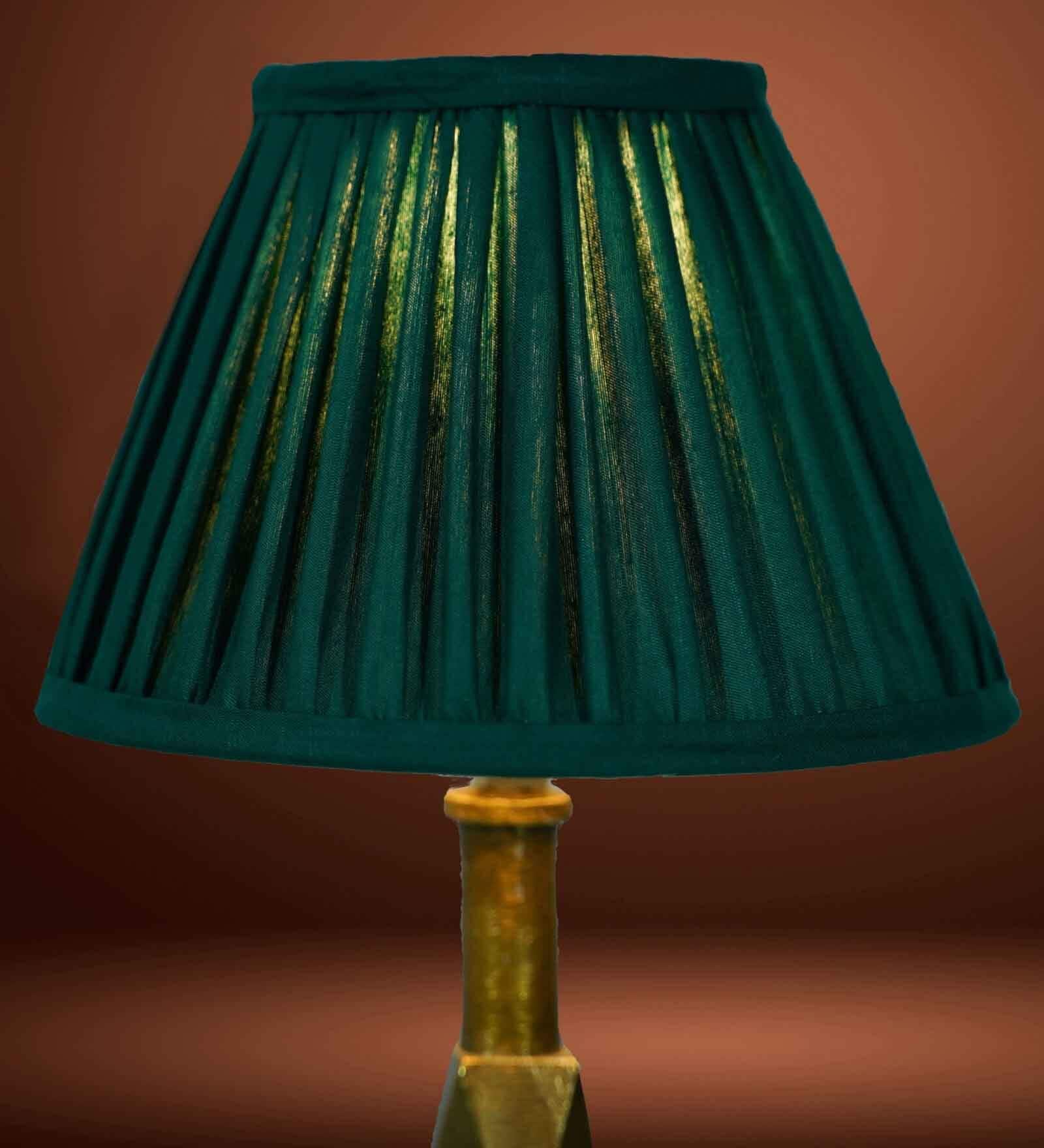 Premium Softback 20cm Empire Silk  Lampshade (Green)
