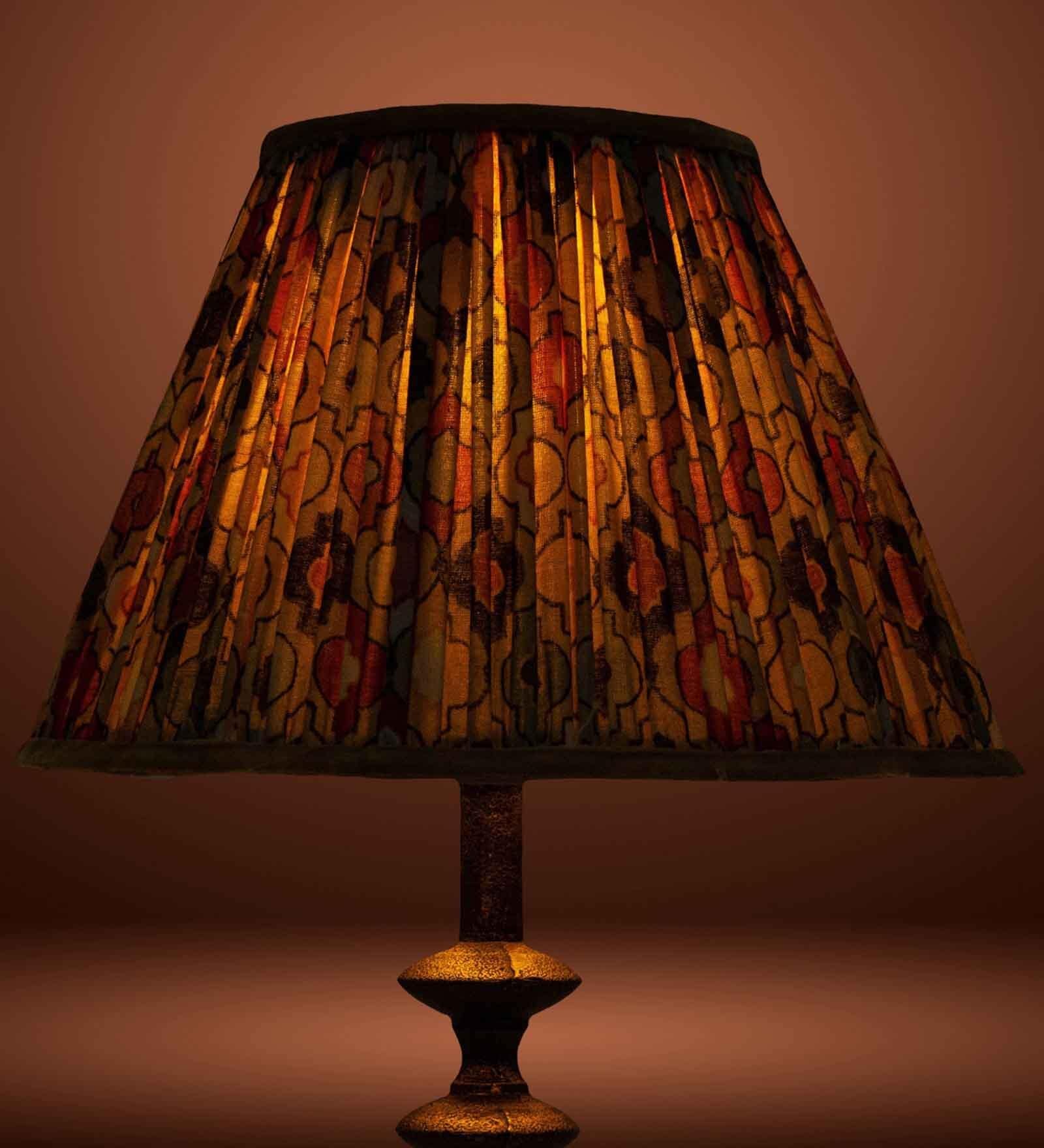 Premium Softback 30cm Empire Cottan Fabric  Lampshade (Multi)