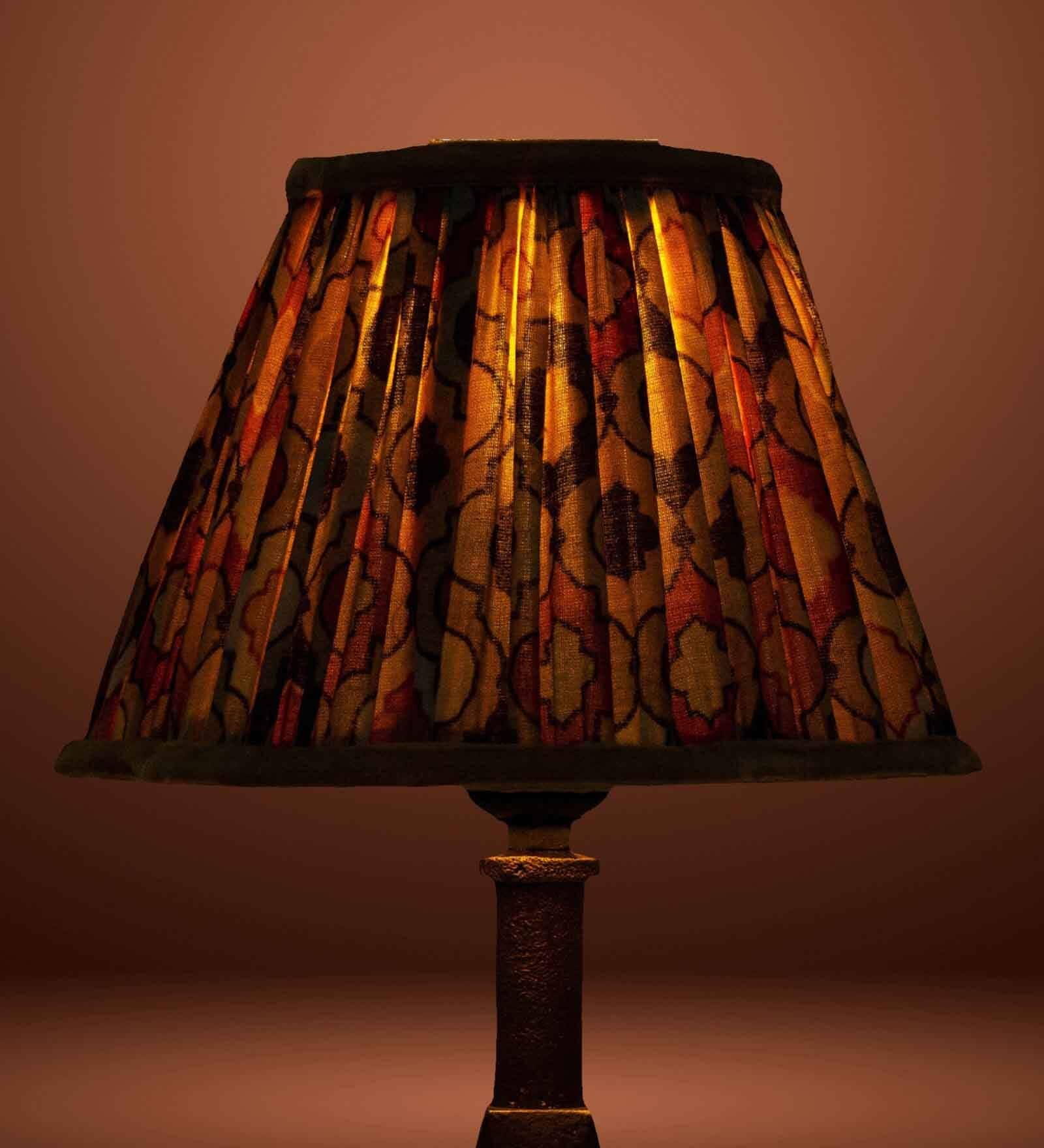 Premium Softback 20cm Empire Cottan Fabric  Lampshade (Multi)