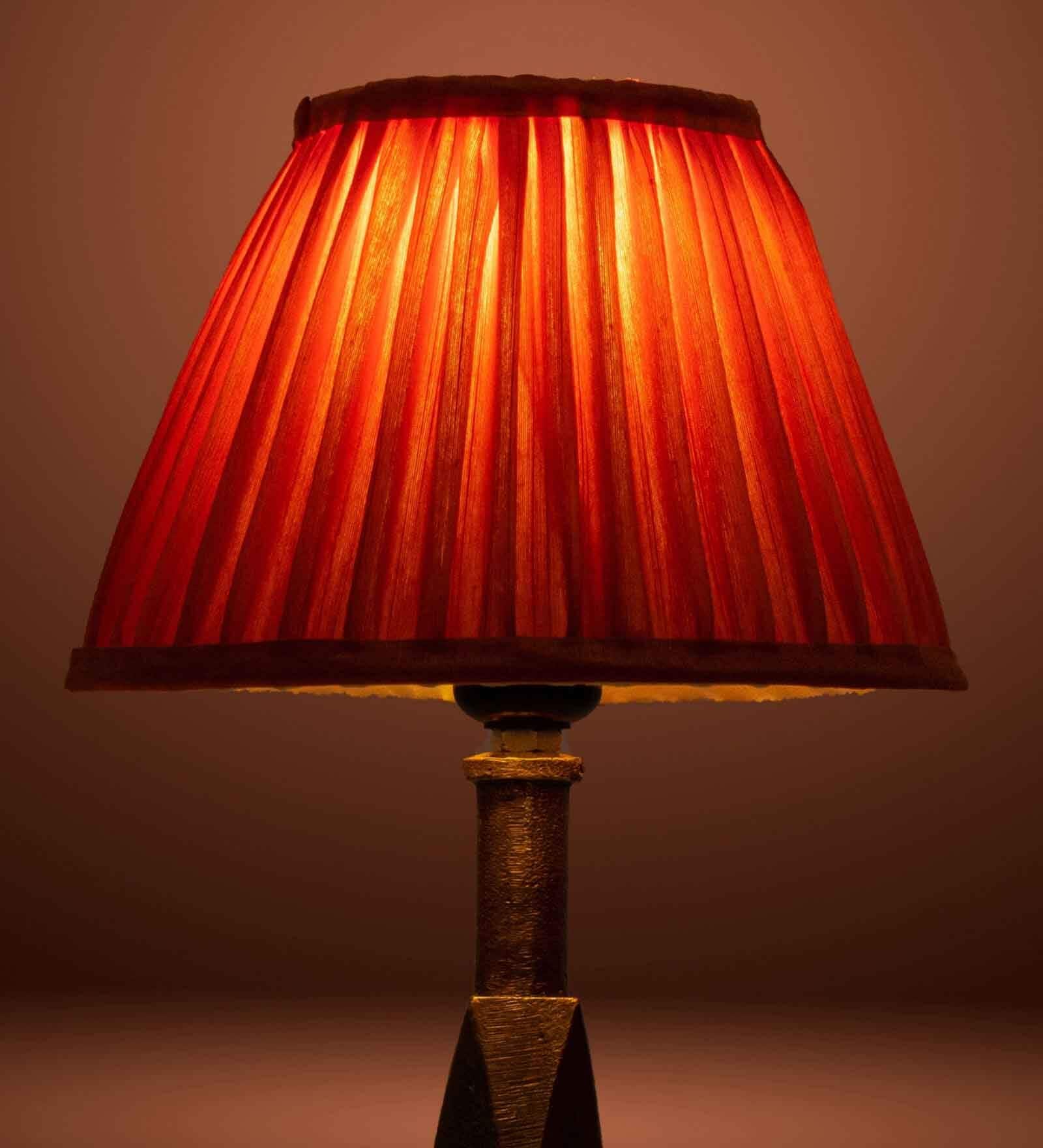 Premium Softback 20cm Empire Silk  Lampshade (Orange)