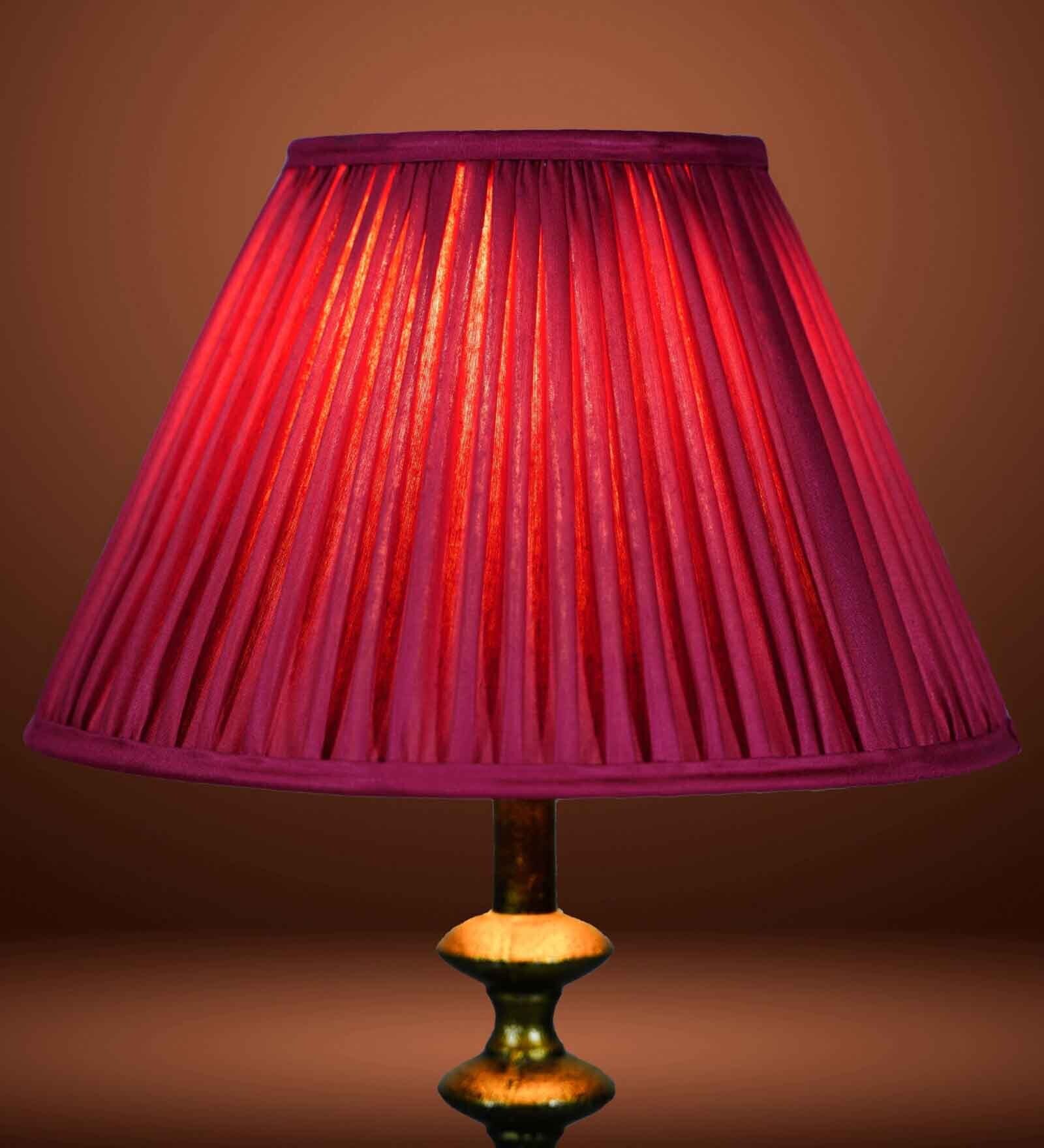 Premium Softback 30cm Empire Silk  Lampshade (Red)