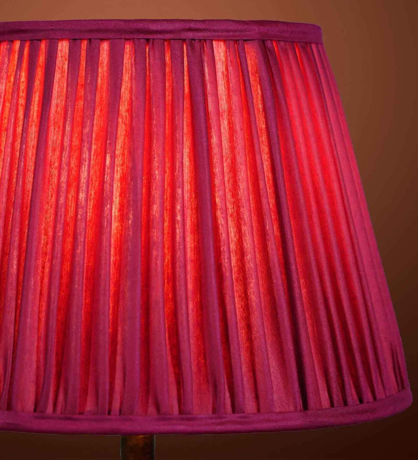 Premium Softback 30cm Empire Silk  Lampshade (Red)