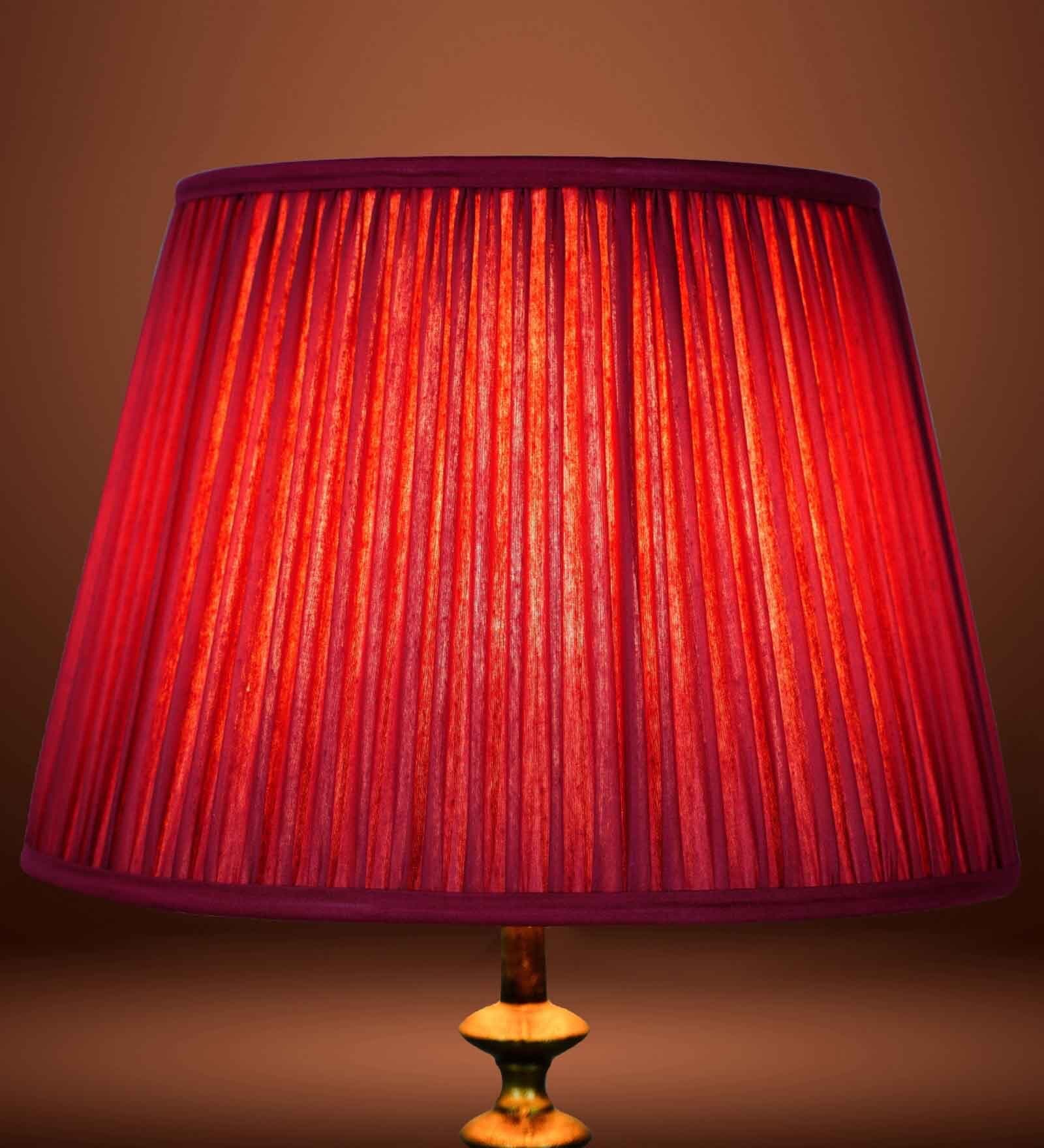Premium Softback 40cm Empire Silk  Lampshade (Red)
