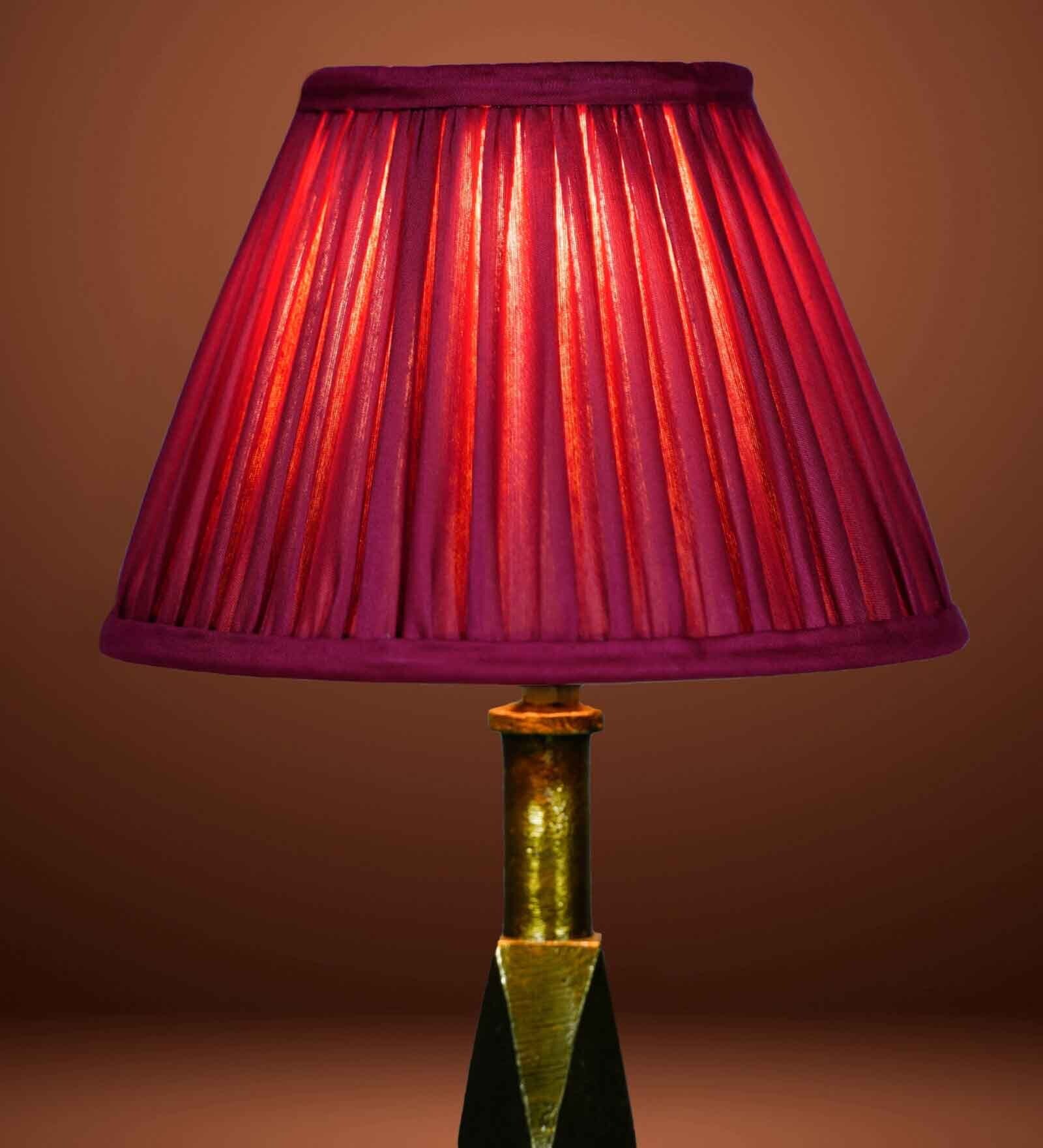 Premium Softback 20cm Empire Silk  Lampshade (Red)