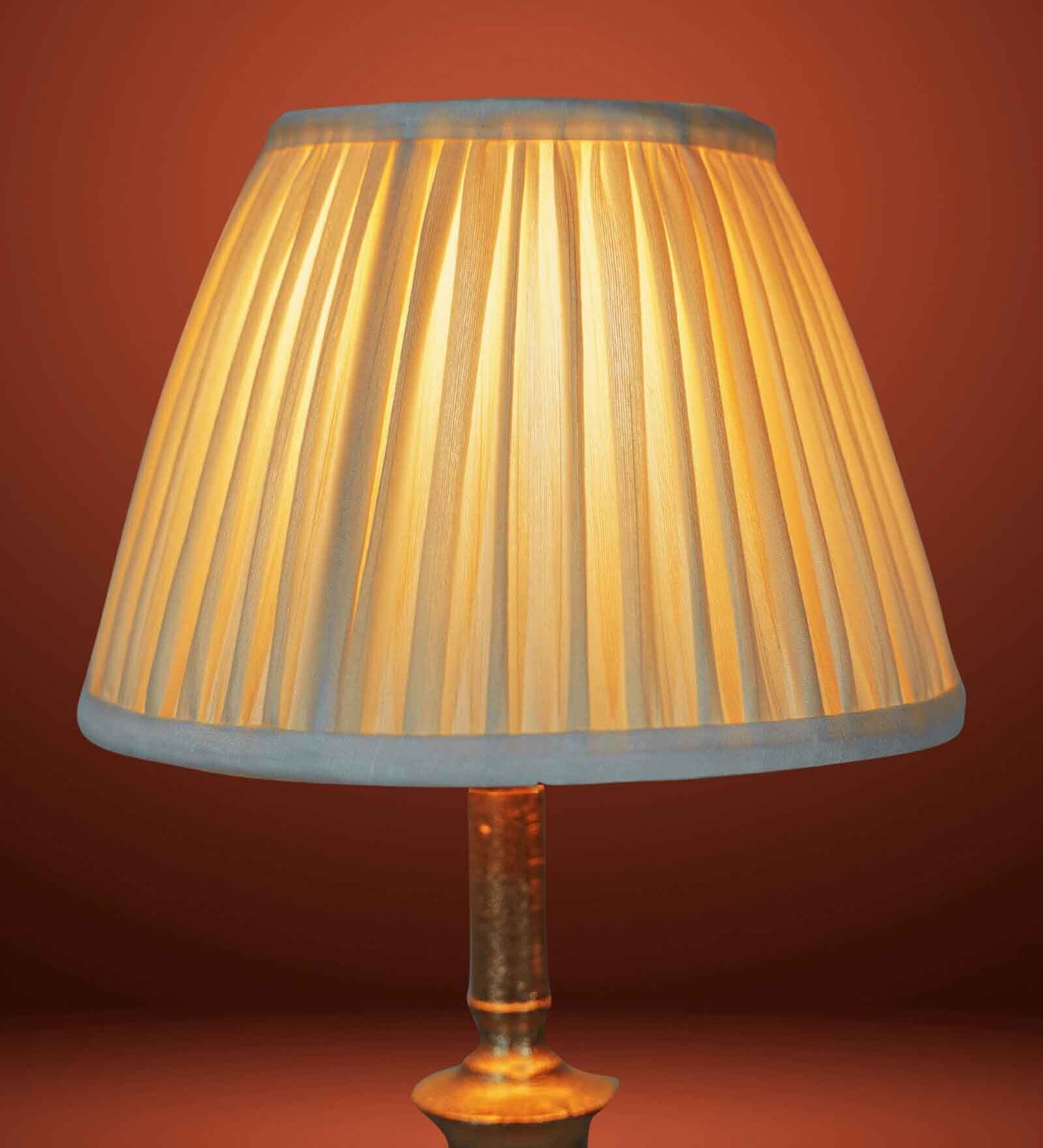 Premium Softback 20cm Empire Silk  Lampshade (White)