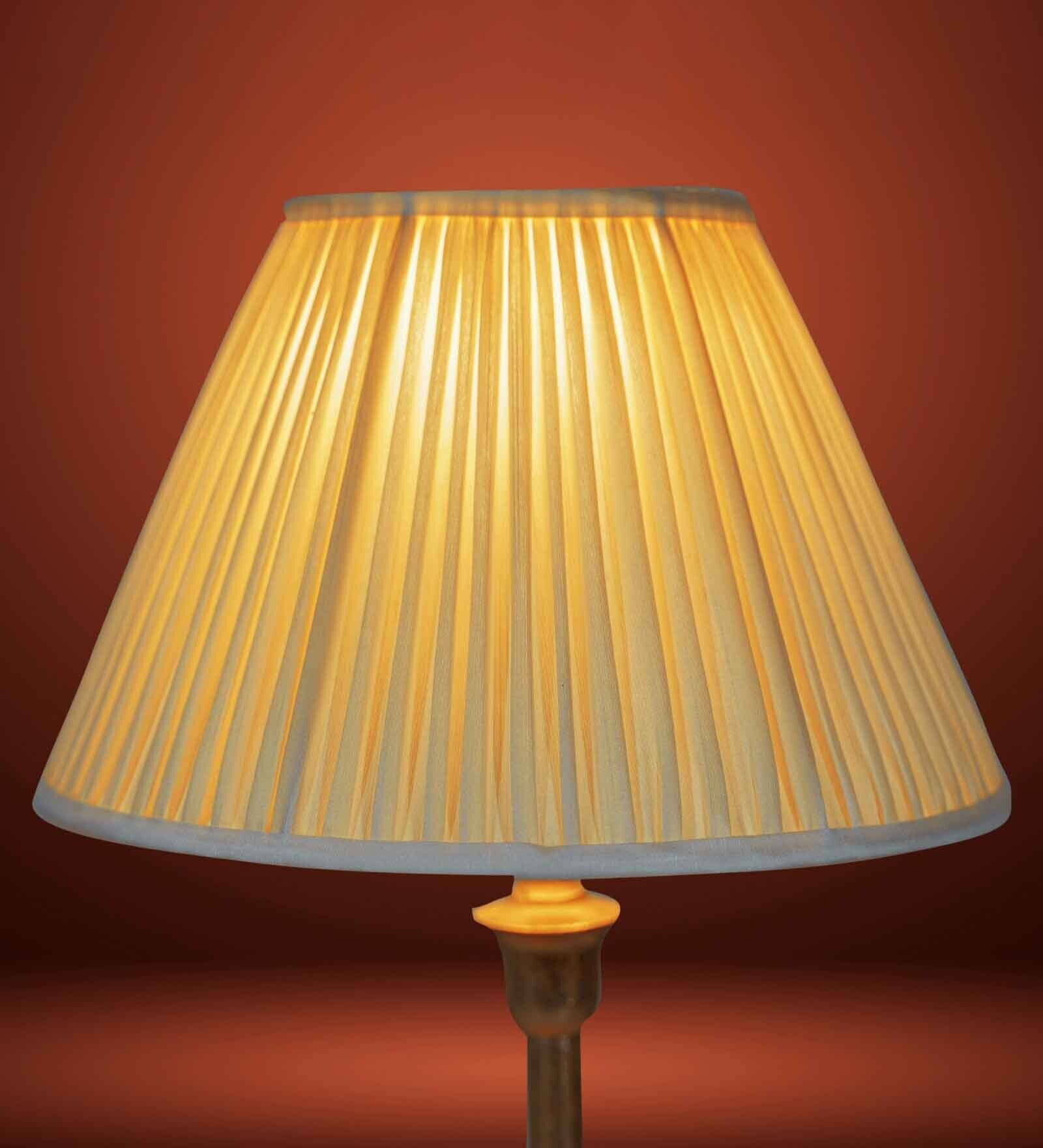 Premium Softback 30cm Empire Silk  Lampshade (White)