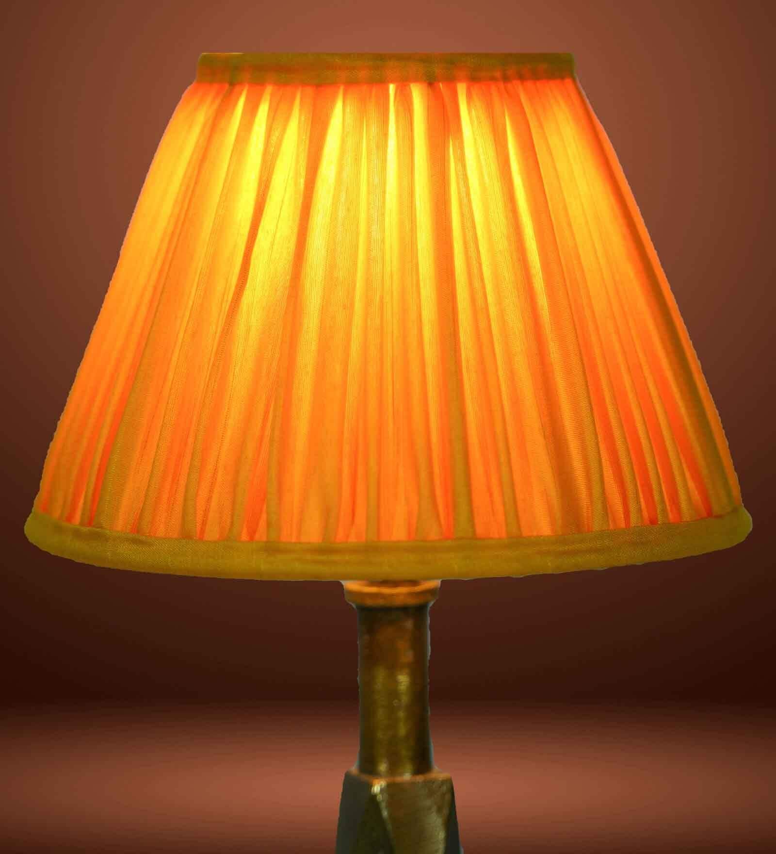 Premium Softback 20cm Empire Silk  Lampshade (Yellow)