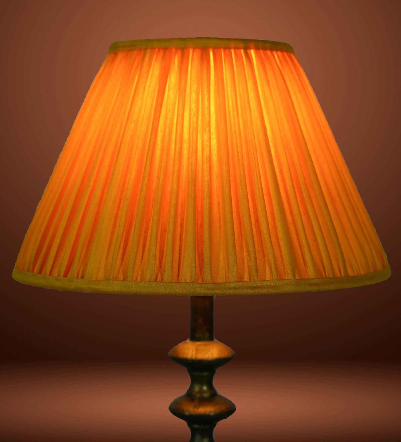 Premium Softback 30cm Empire Silk  Lampshade (Yellow)