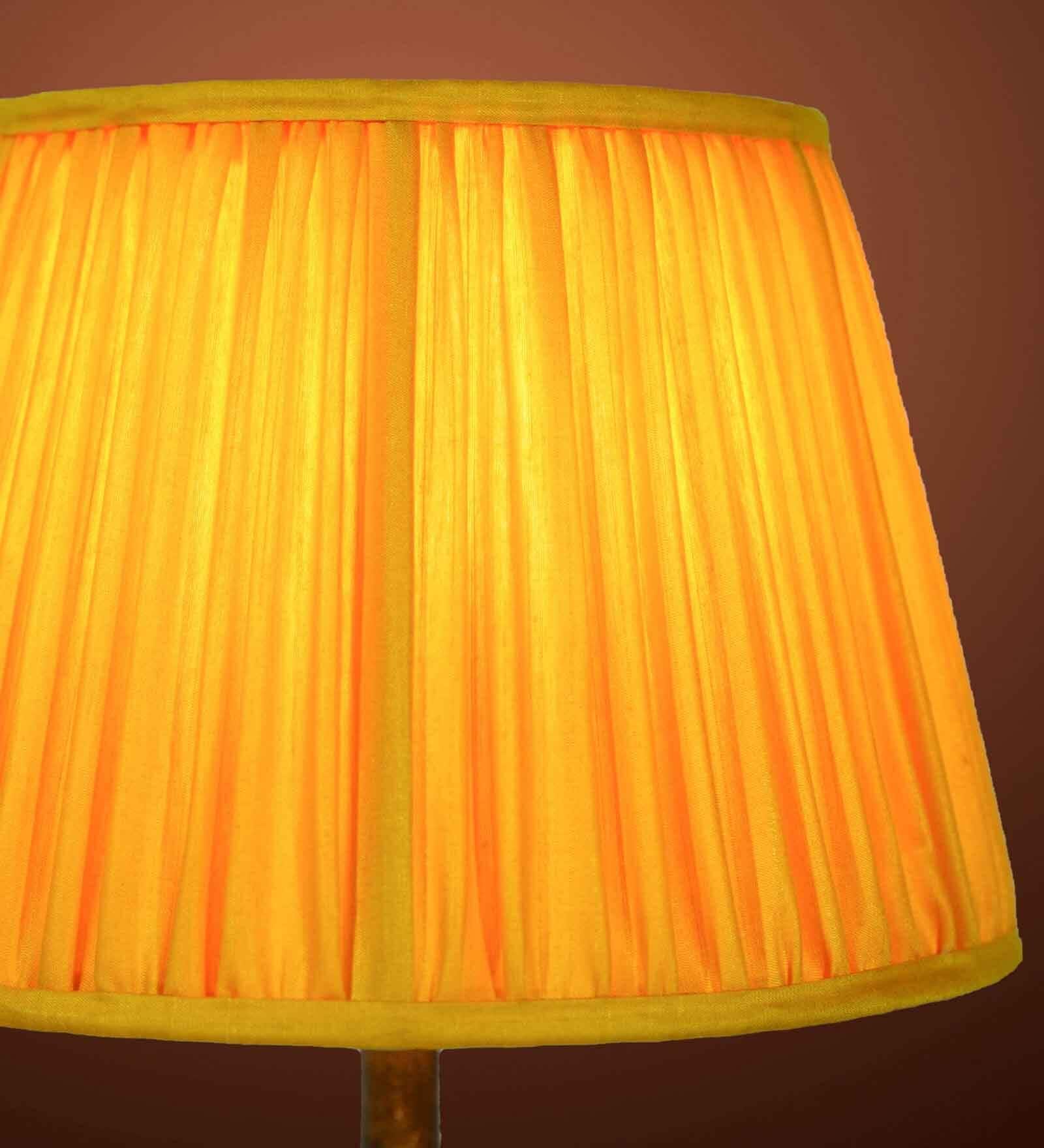 Premium Softback 30cm Empire Silk  Lampshade (Yellow)