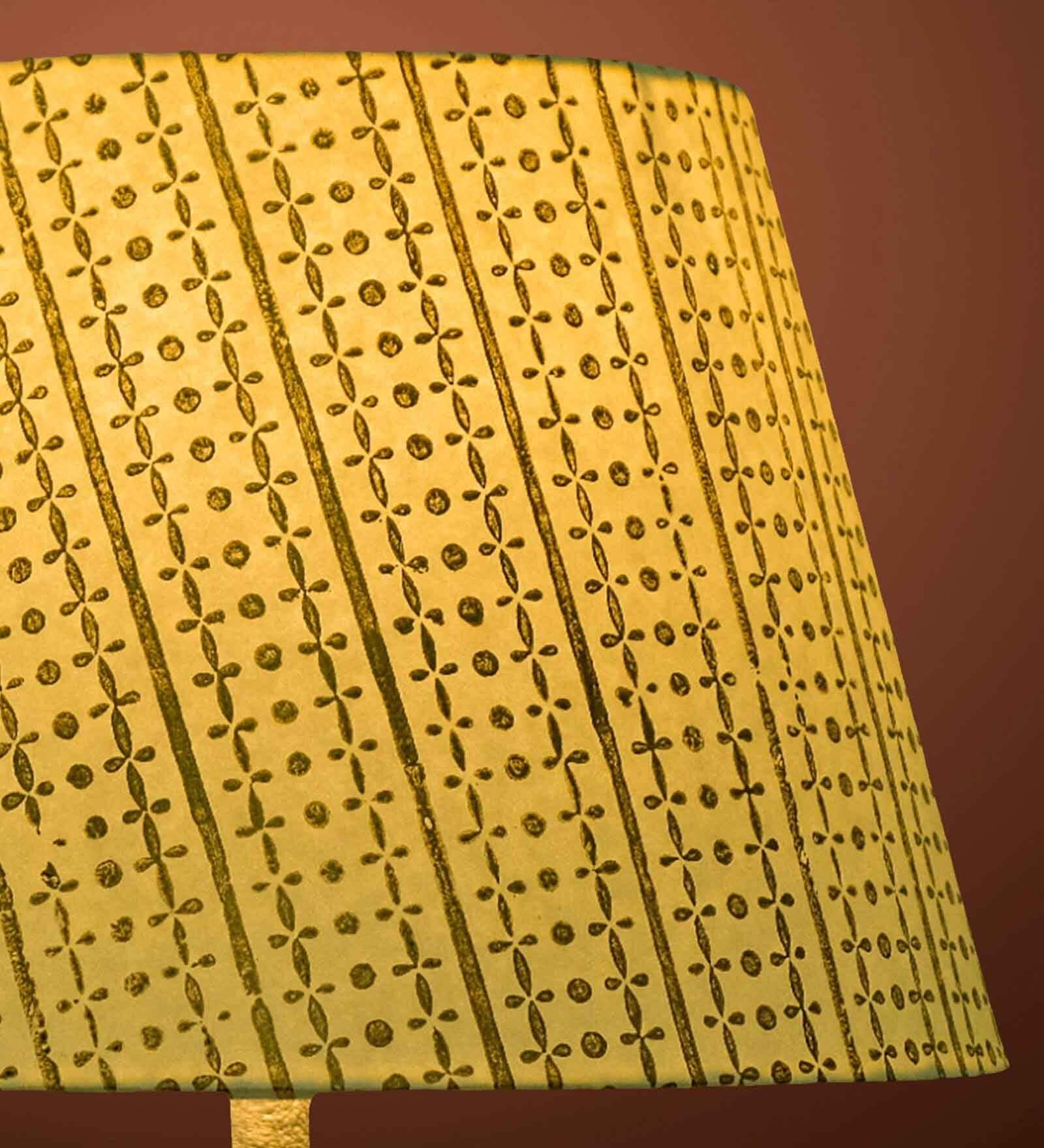 Premium Softback 30cm Empire Paper  Lampshade (Gold)