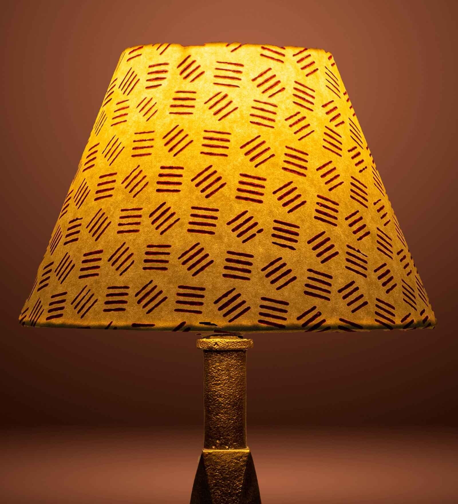 Premium Hardback 20cm Empire Paper  Lampshade (Red)