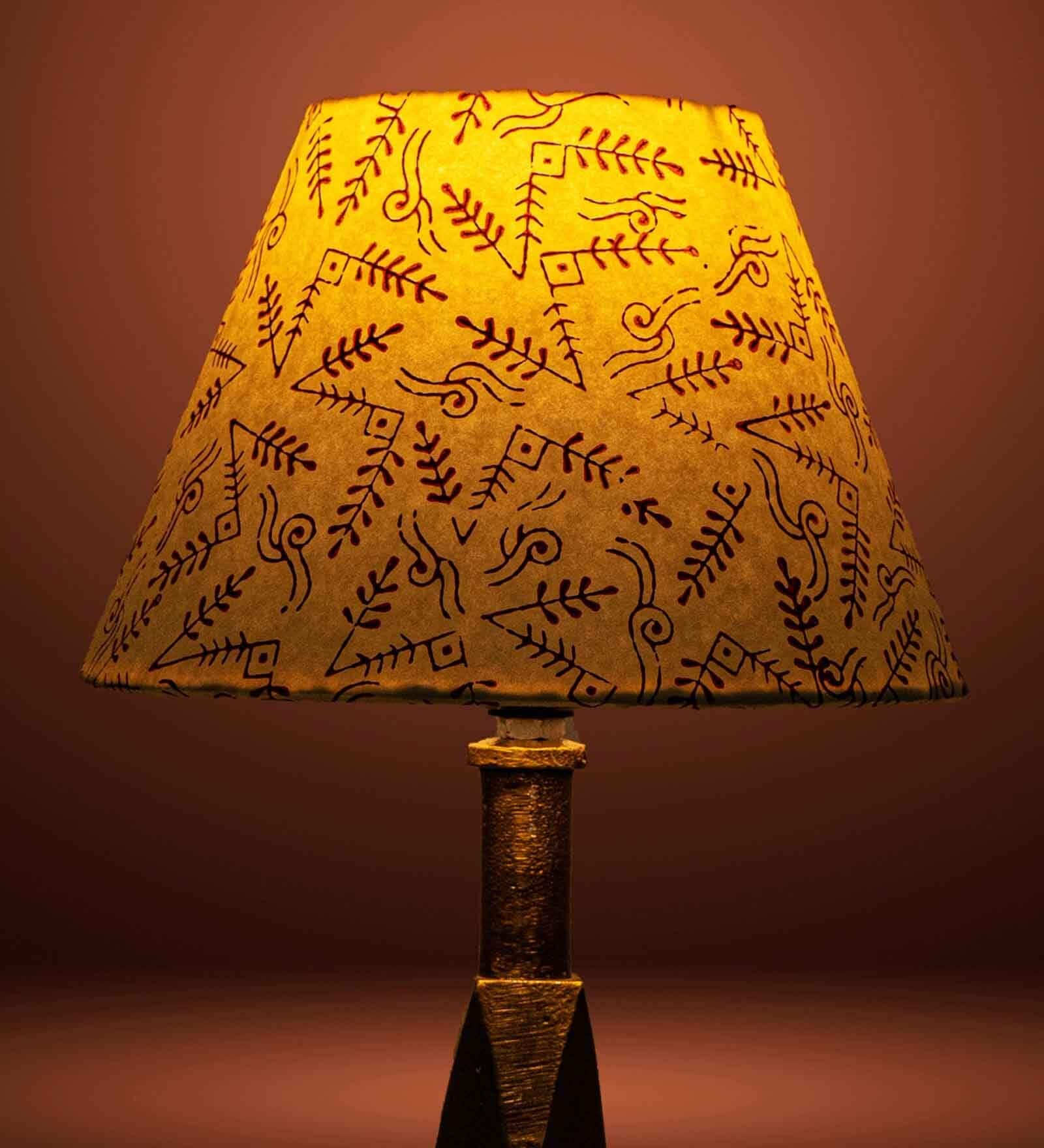 Premium Hardback 20cm Empire Paper  Lampshade (Red)