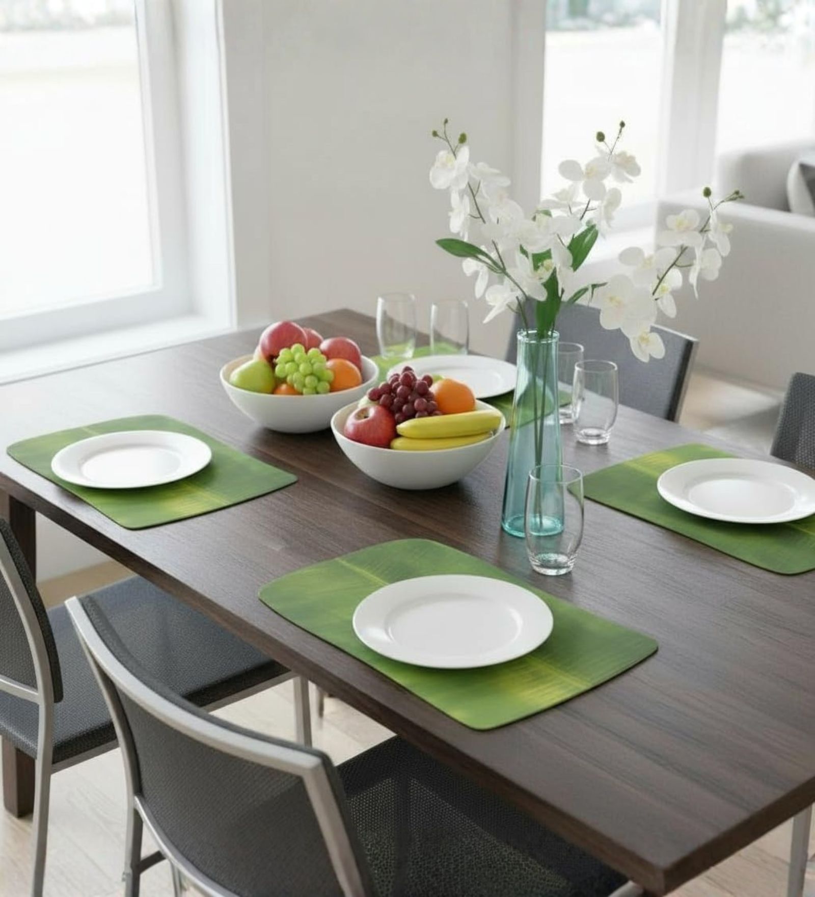 Green Premium Table Mats Set of 4