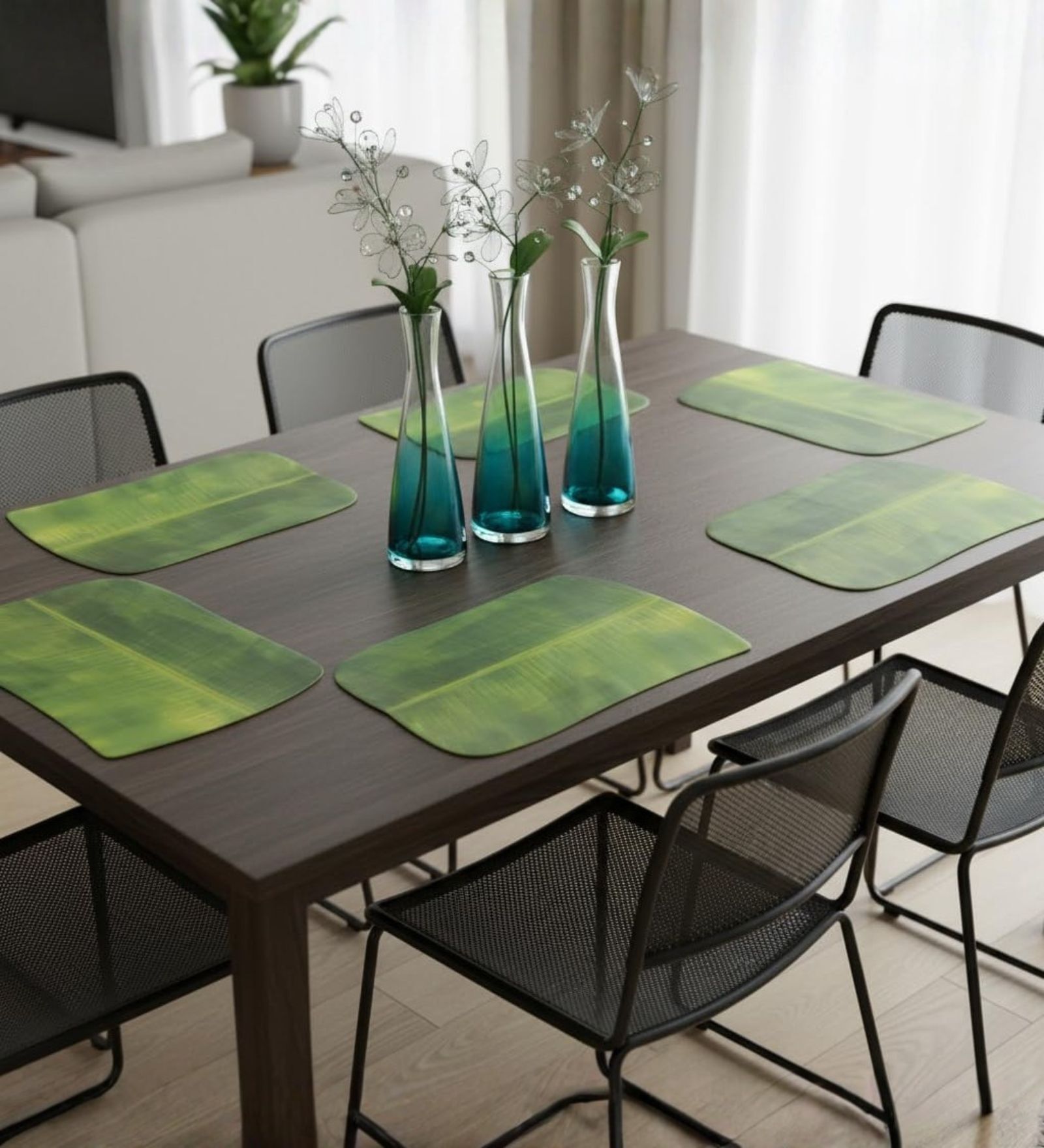 Green Premium Table Mats Set of 6