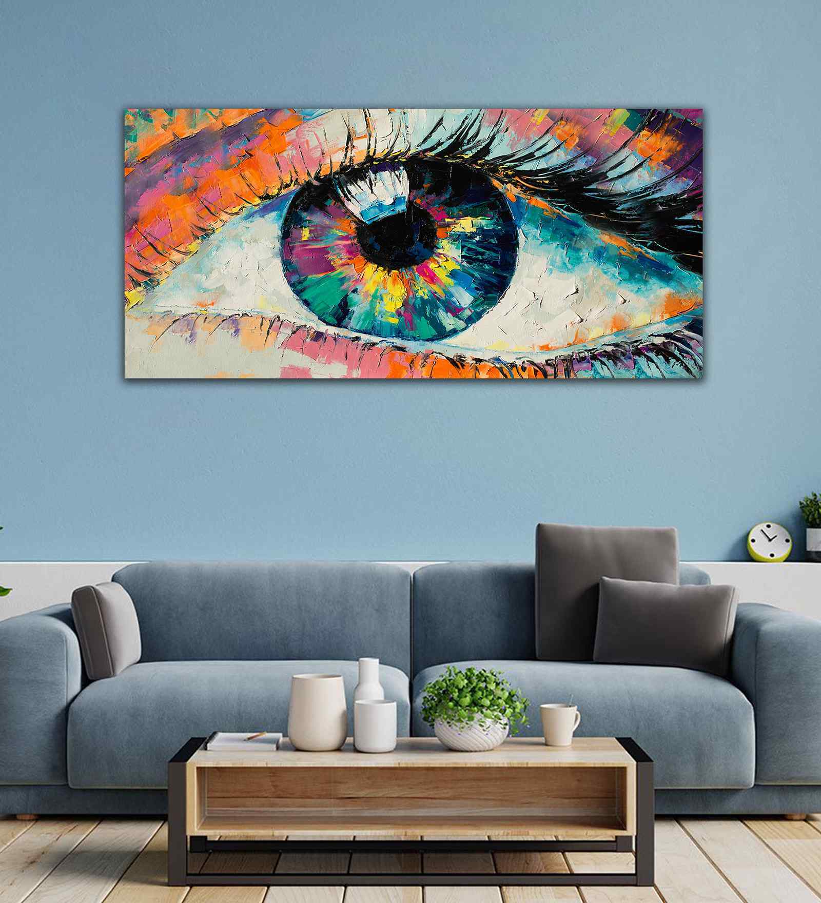 Conceptual Abstract Picture Of The Eye Wall Painting