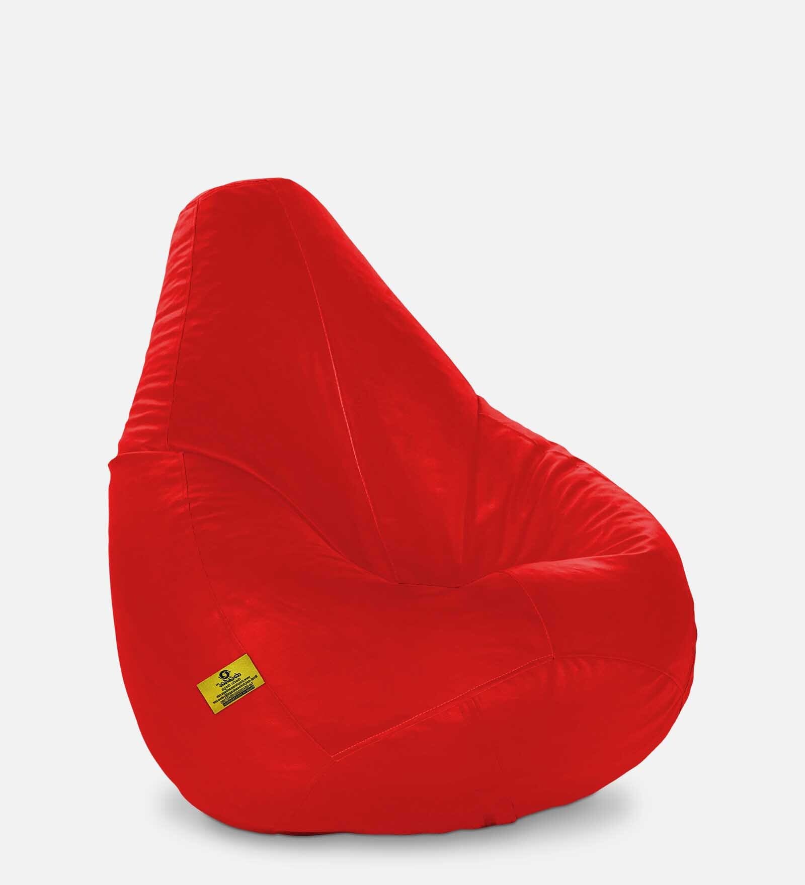 Buy Premium Xxl Size Bean Bag With Beans In Red Colour At 5% Off By 