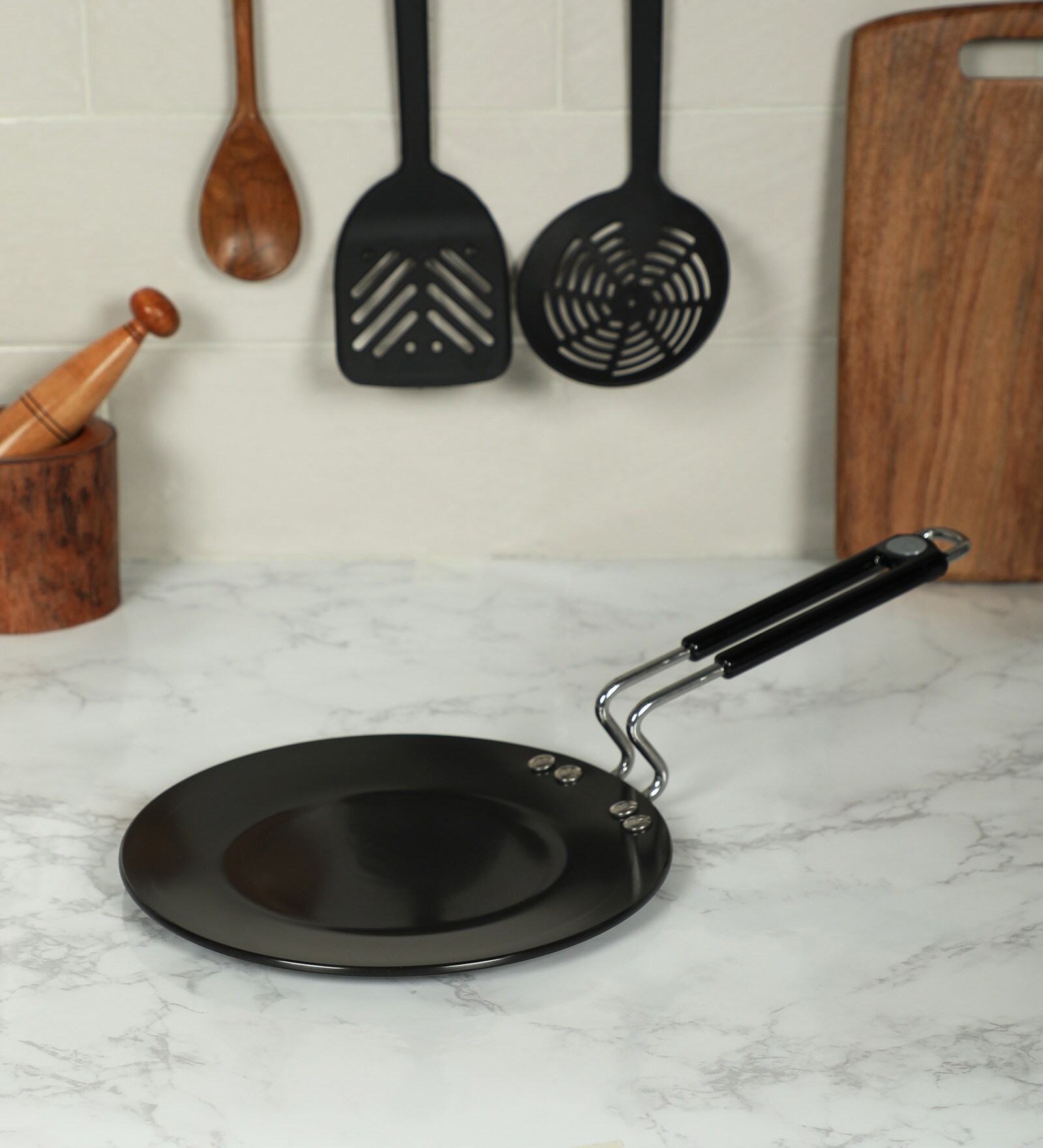 Buy 26 cm Aluminium Induction Friendly Non-Stick Roti Tawa By Prestige ...