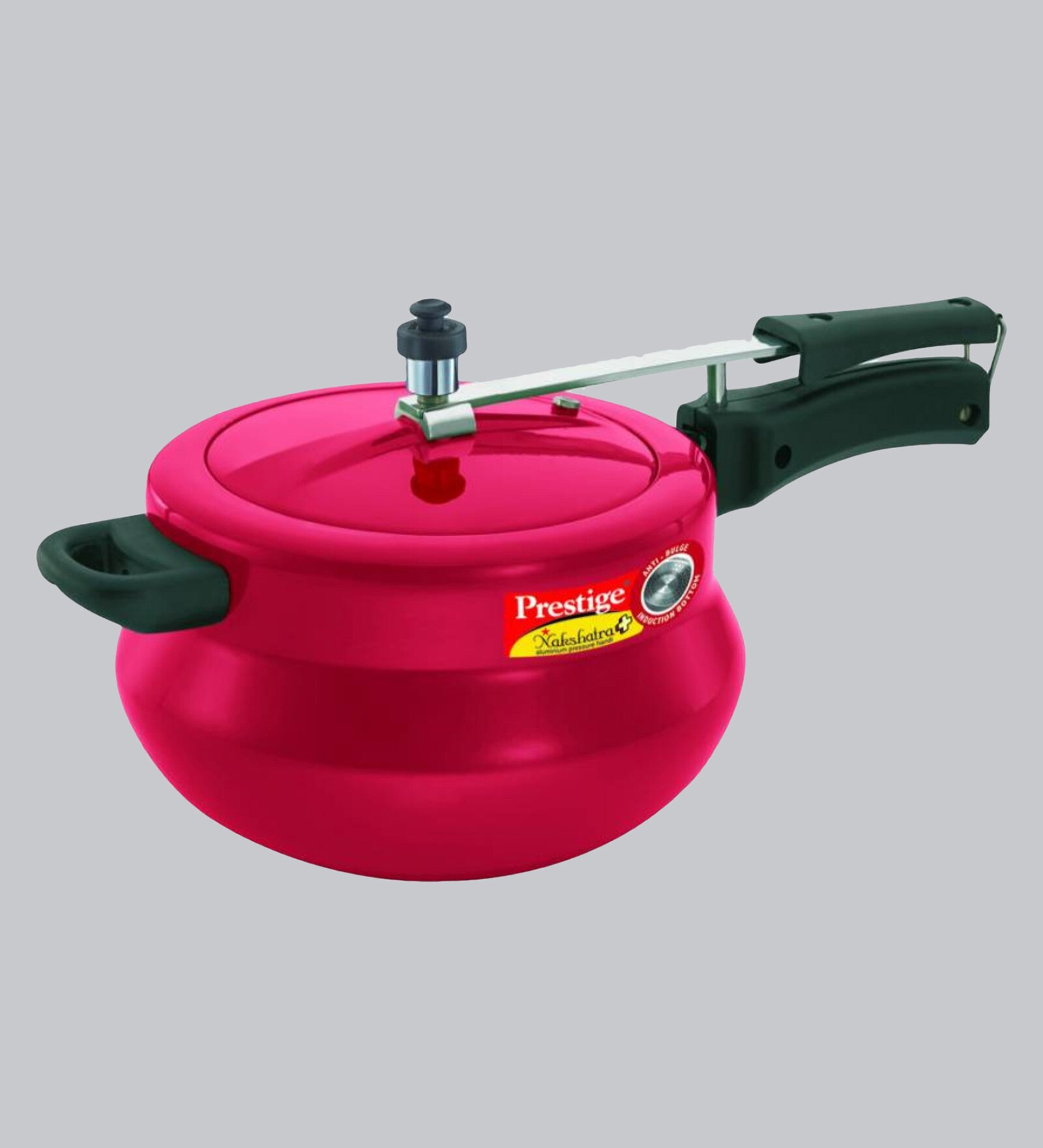 Nakshatra Plus Flame Red Pressure Cooker 5 Ltr