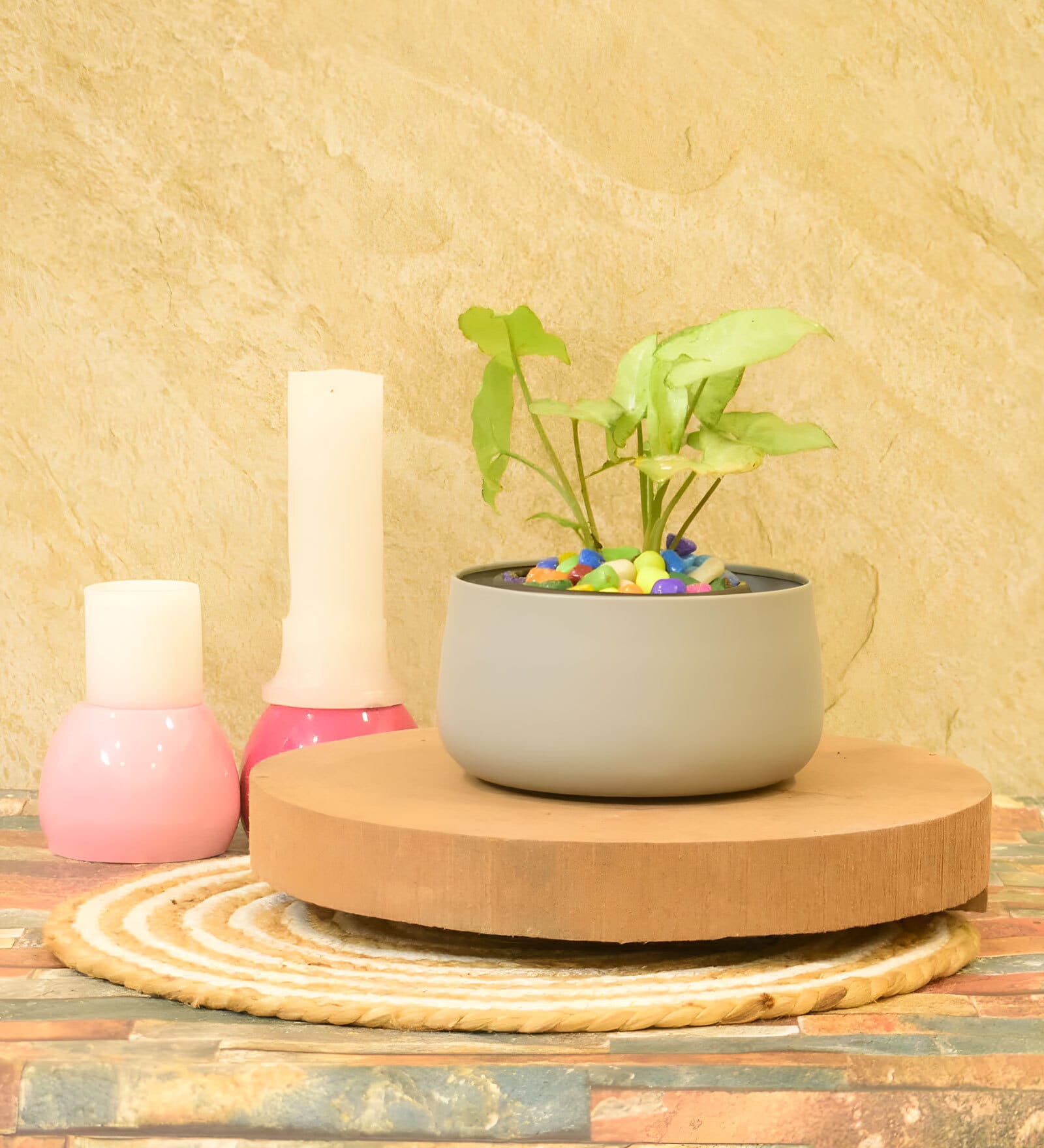 Preston Iron Grey Desk Pot