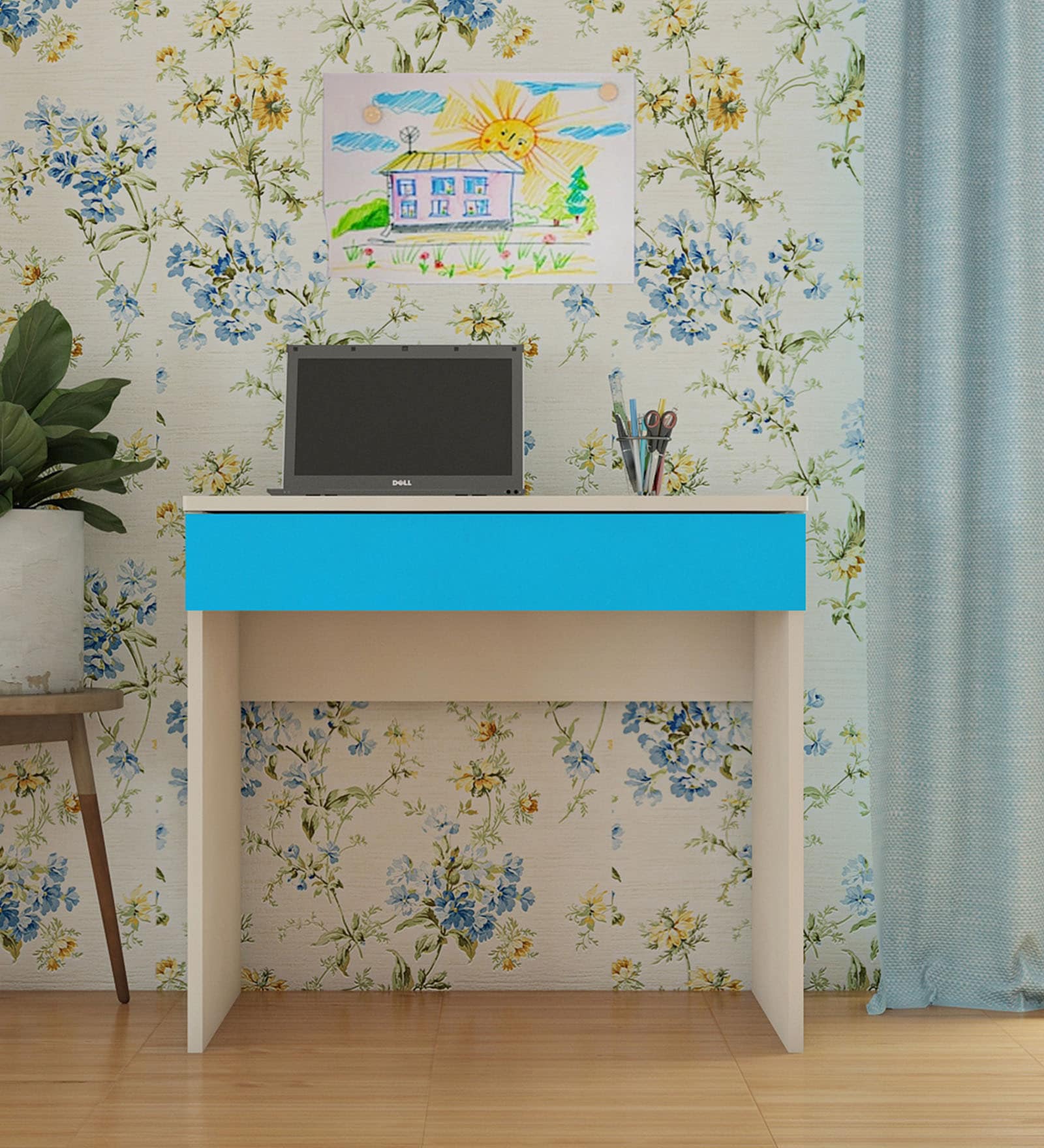 Primera Kids Study Table in Blue Colour