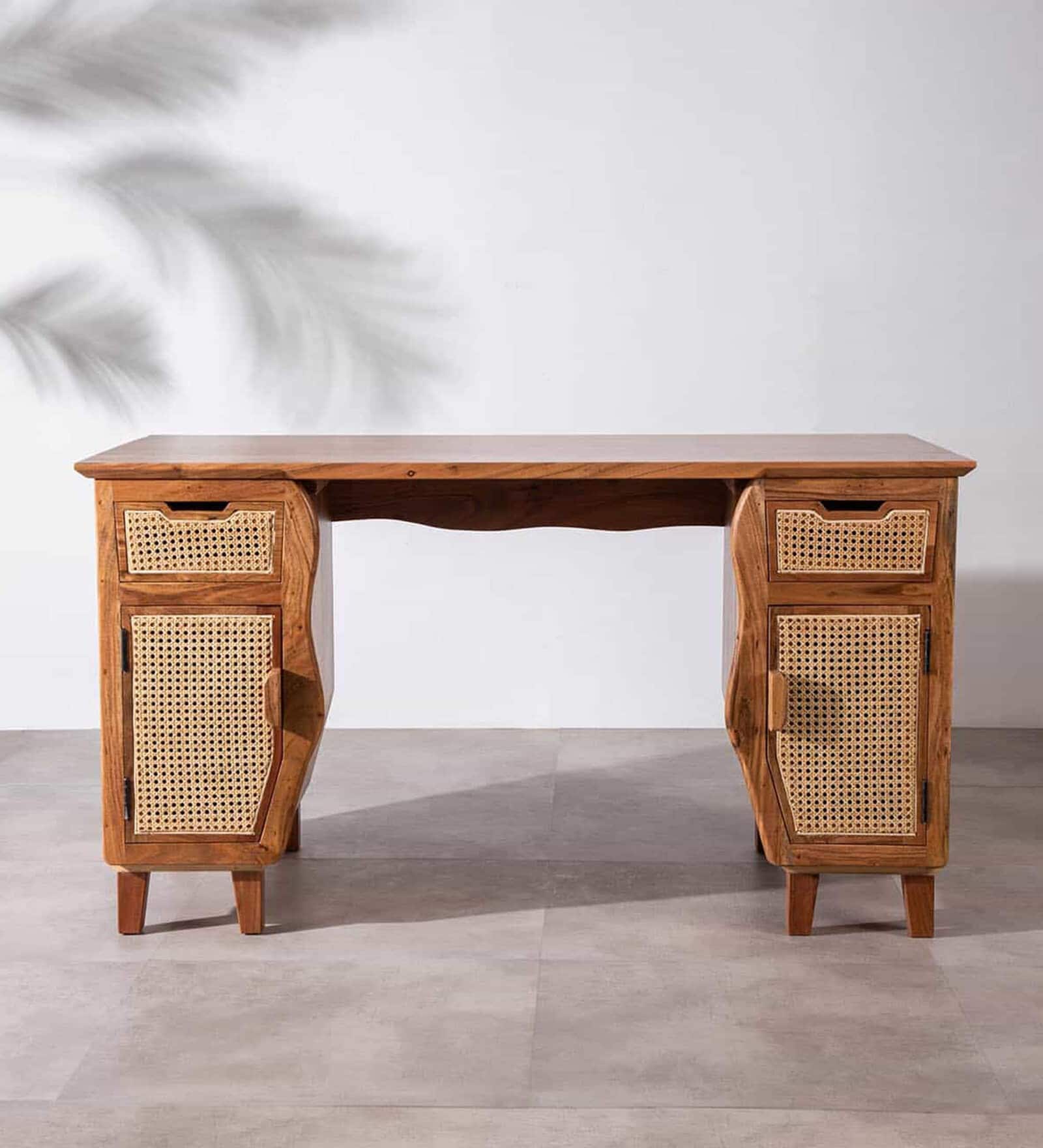 Primitive Writing Table In Natural Finish