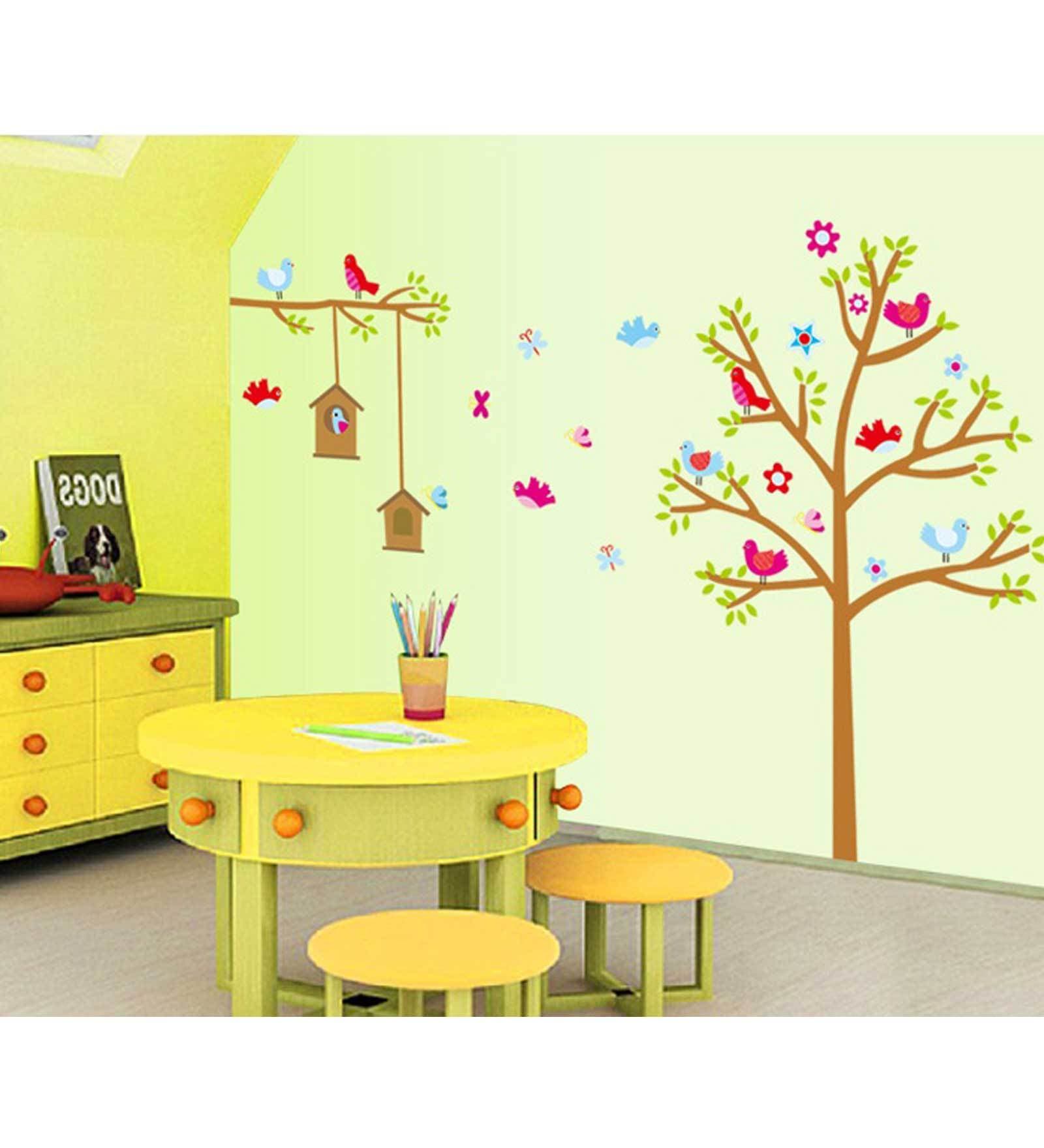Tree Birds Nest Wall Sticker