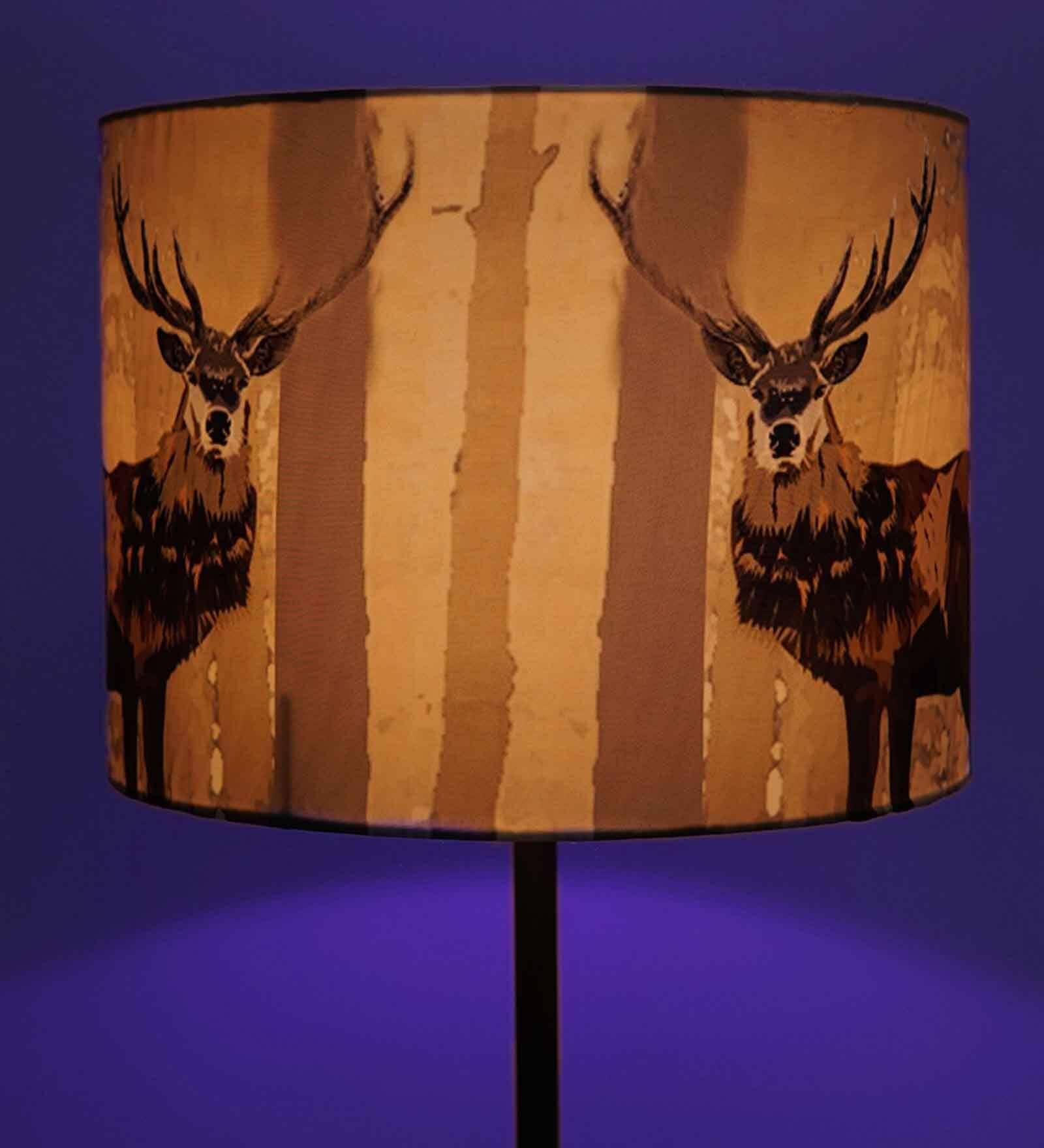 Benevento Multicolour Silk Printed Lampshade