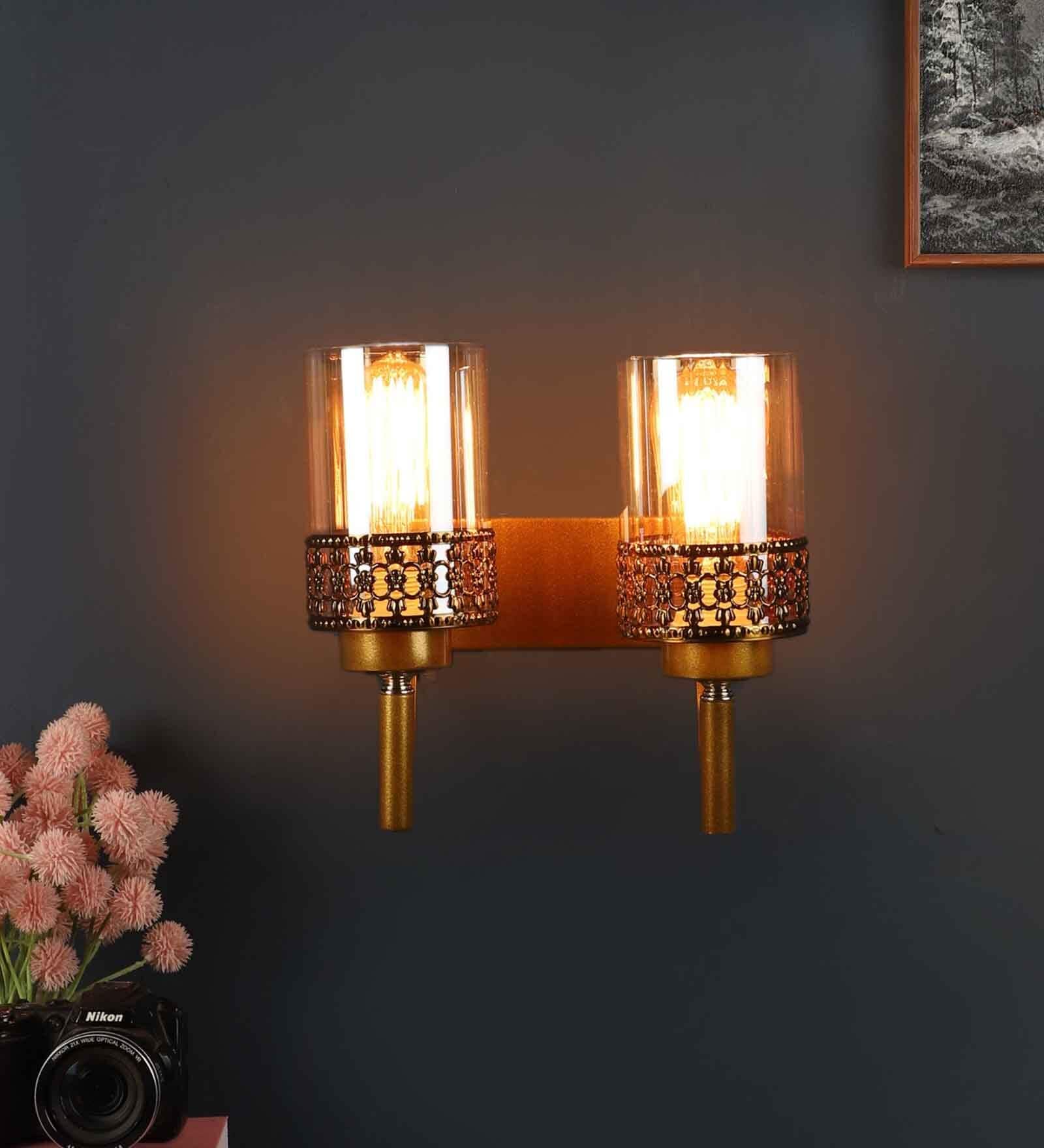 Prompted Spot Antique Gold Iron Wall Lights